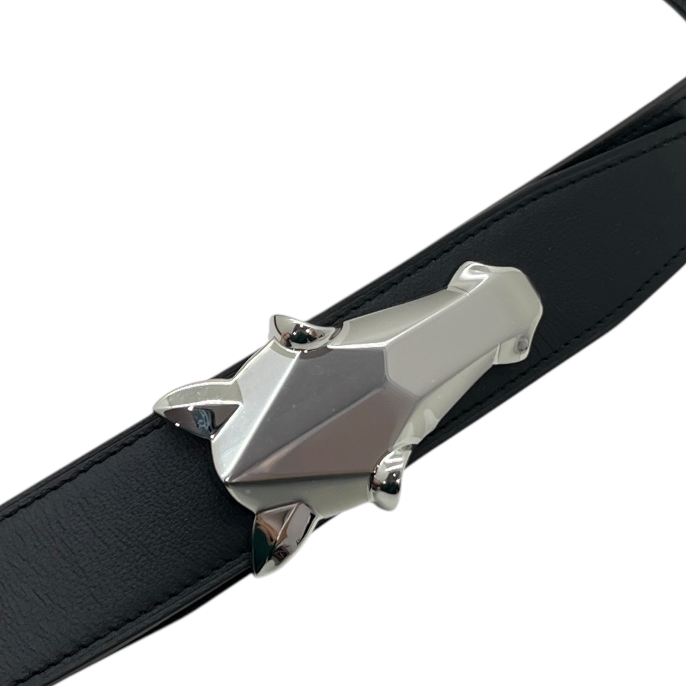 Fibbia da cintura Destrier & Pelle reversibile per cintura 32 mm taglia 105