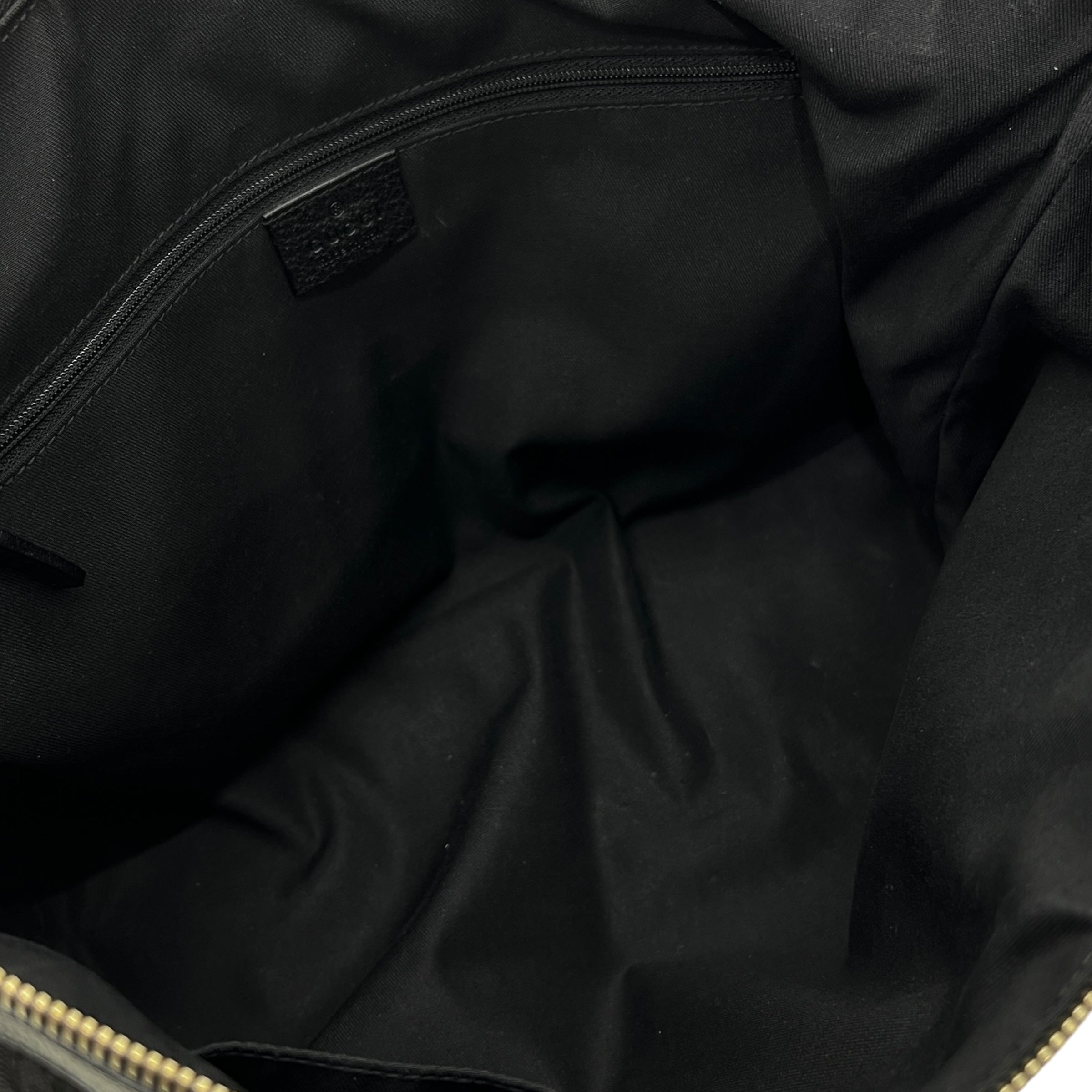 Borsa a spalla in tessuto GG e pelle