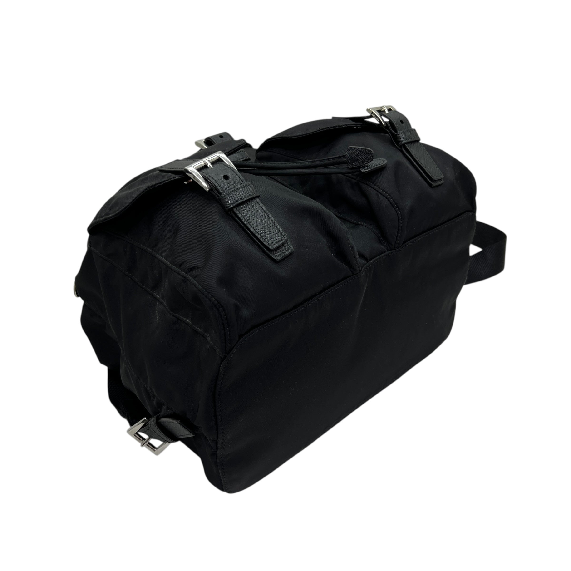 Zaino Medium in Re- Nylon e Saffiano