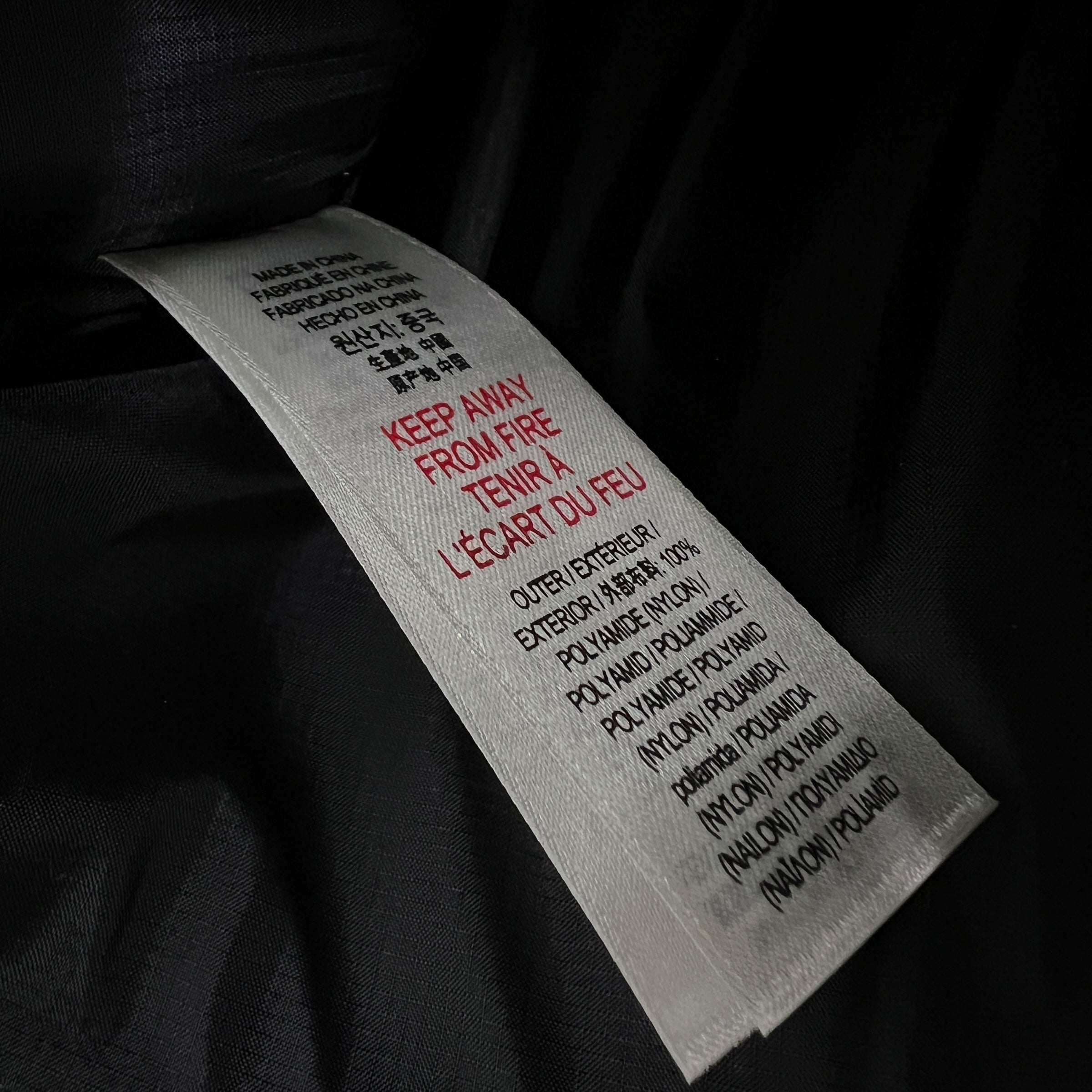 Tracolla in nylon con logo