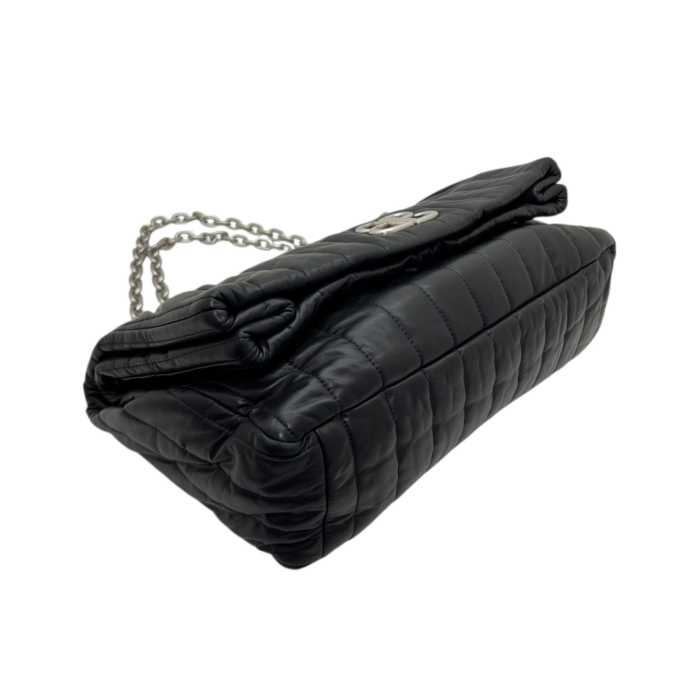 Monaco media in pelle di agnello