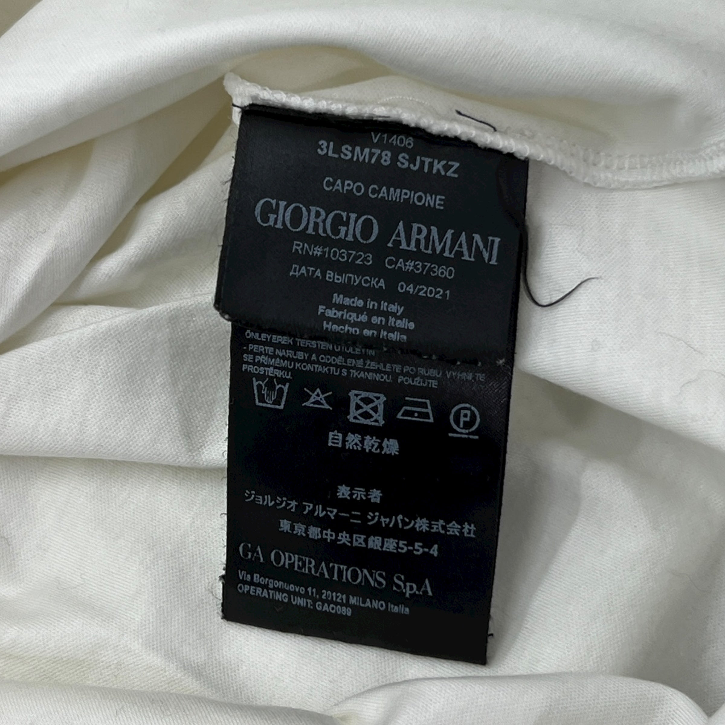 T-shirt con logo taglia 48