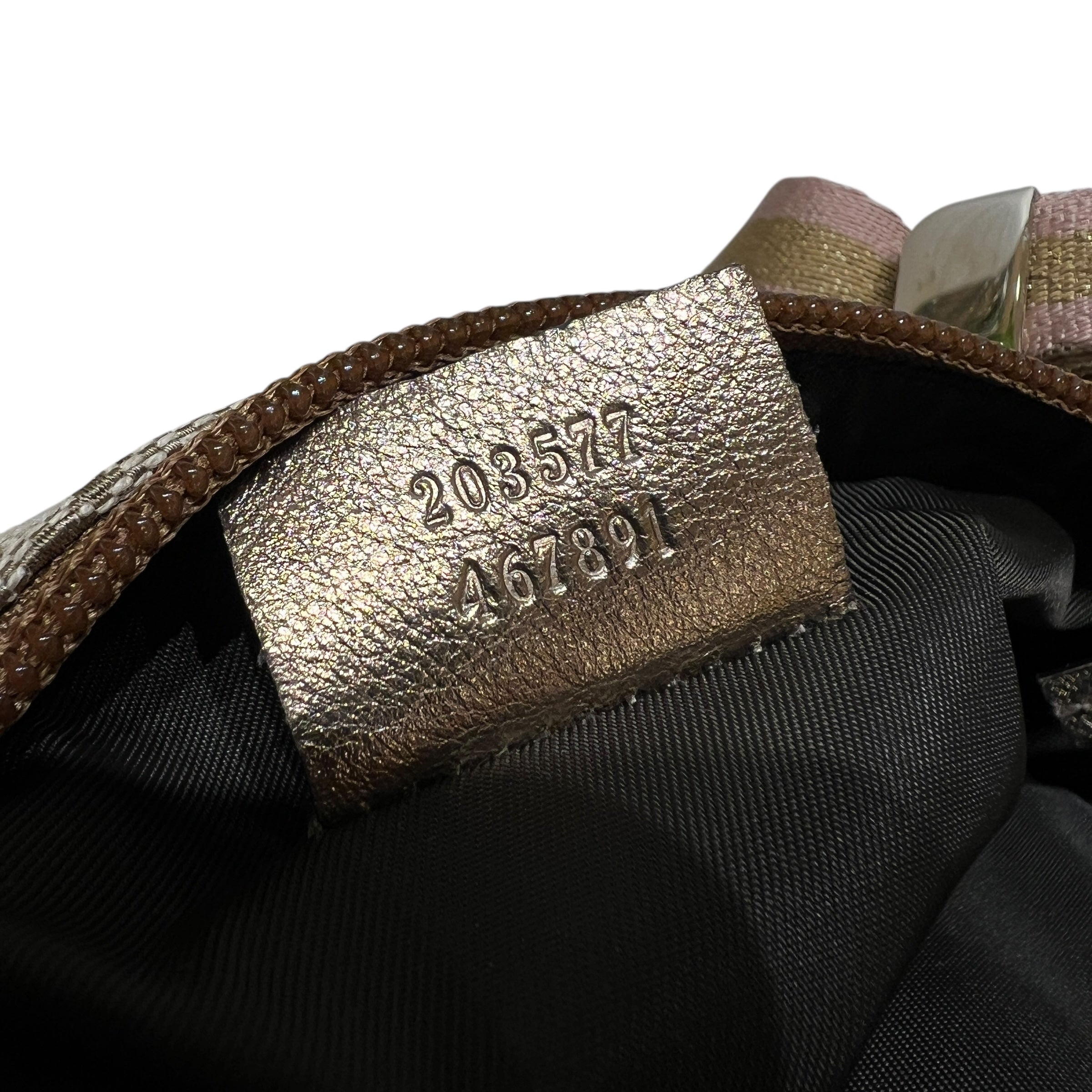 Mini borsa a spalla in tessuto GG