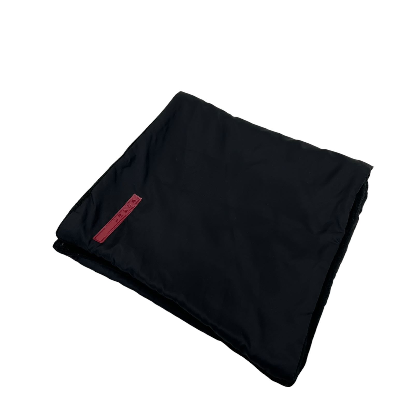 Prada sciarpa vintage in Nylon e lana