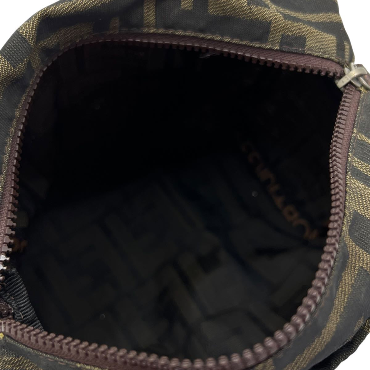 FENDI BORSA A MANO PICCOLA IN TESSUTO FF