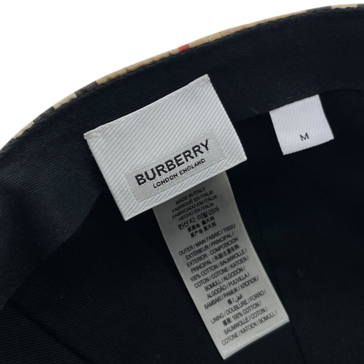 BURBERRY TB CAPPELLO DA BASEBALL TG M