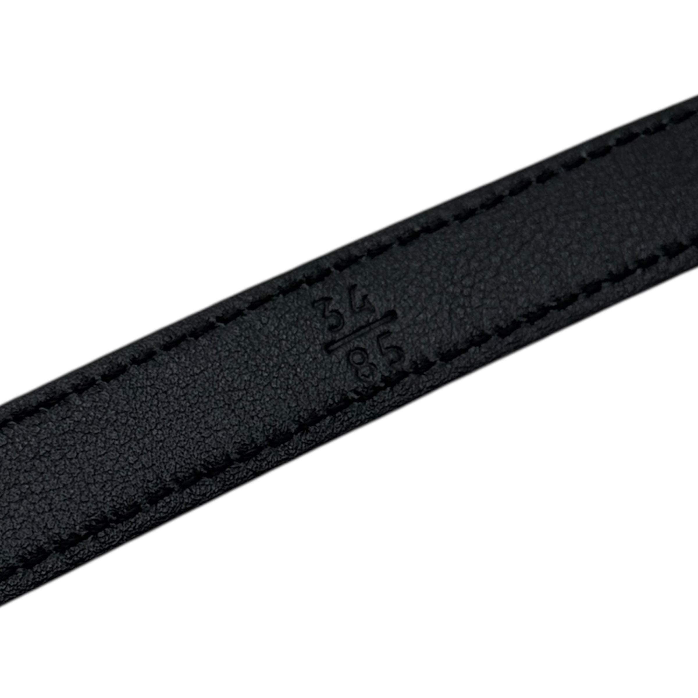 Cintura sottile in pitone taglia 85