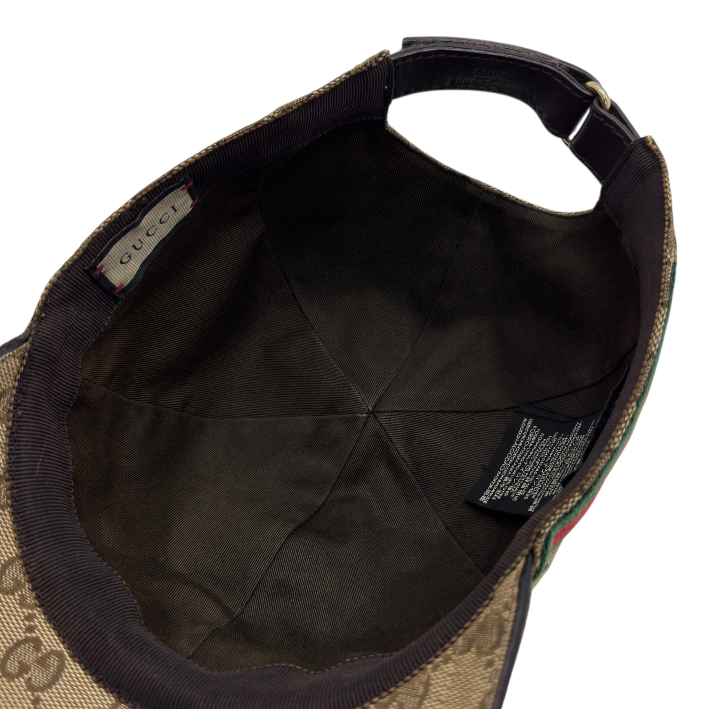 Cappellino da baseball in tessuto GG con Web taglia L