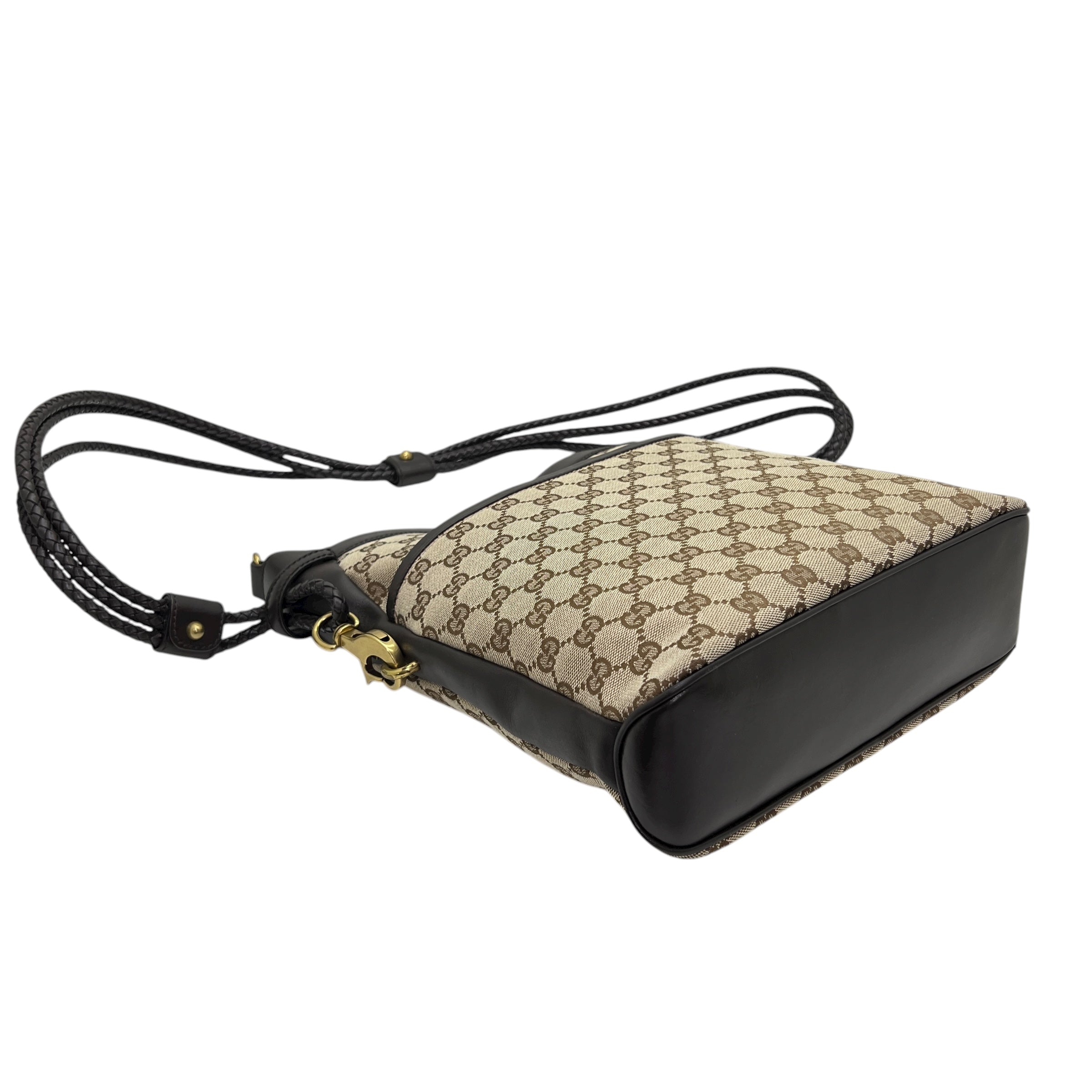 Tracolla in tessuto e pelle