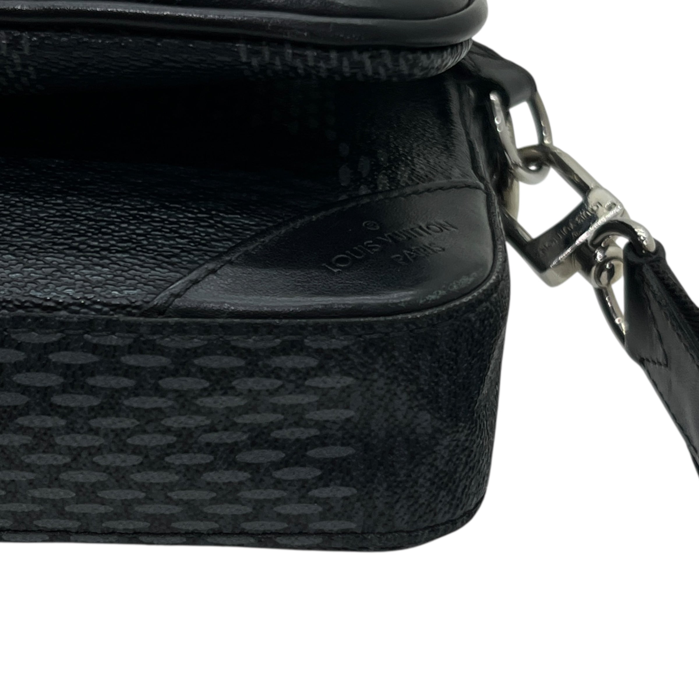 Borsa messenger Trio Damier Graphite Giant 3D