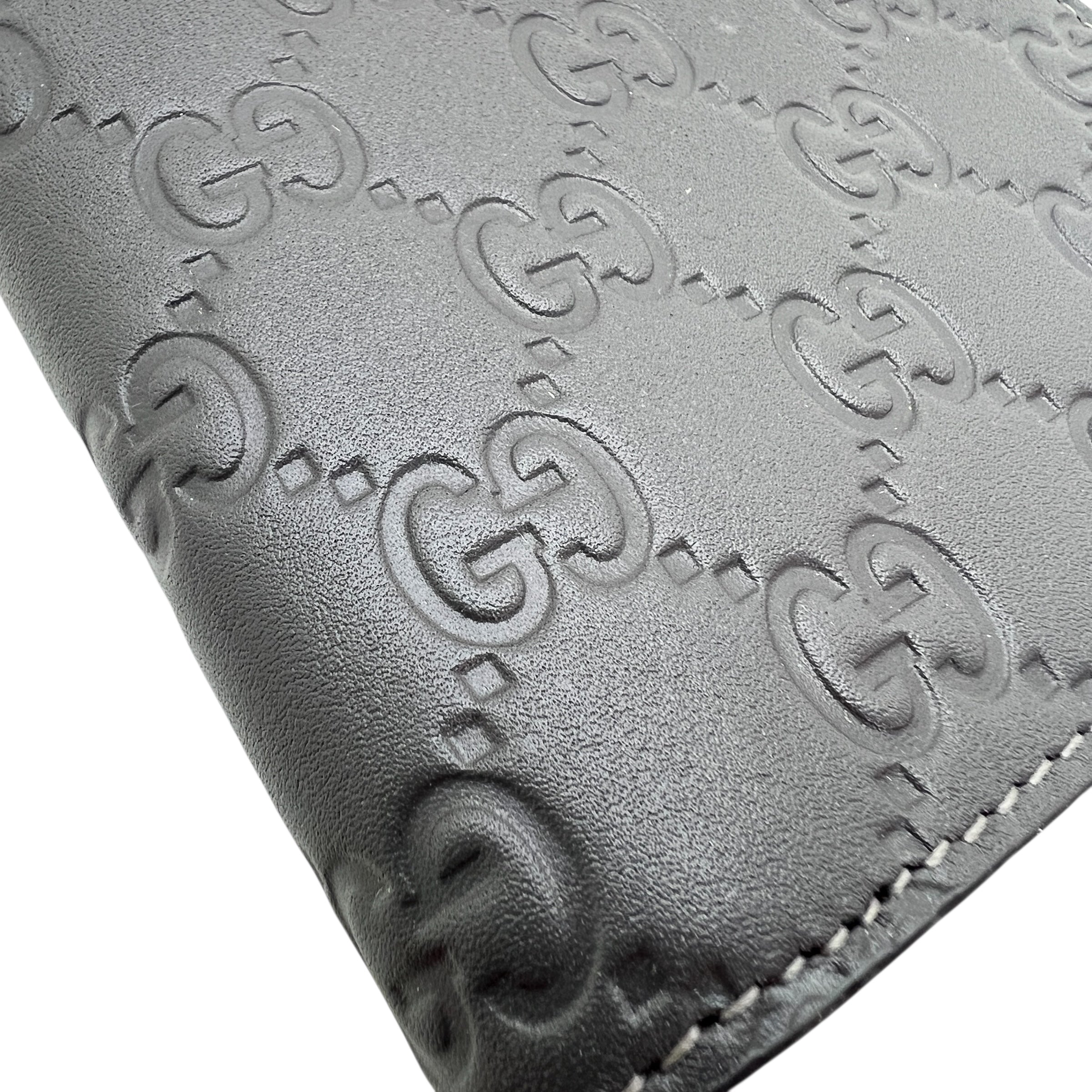 Portafoglio Bi-Fold GG Emblem grigio