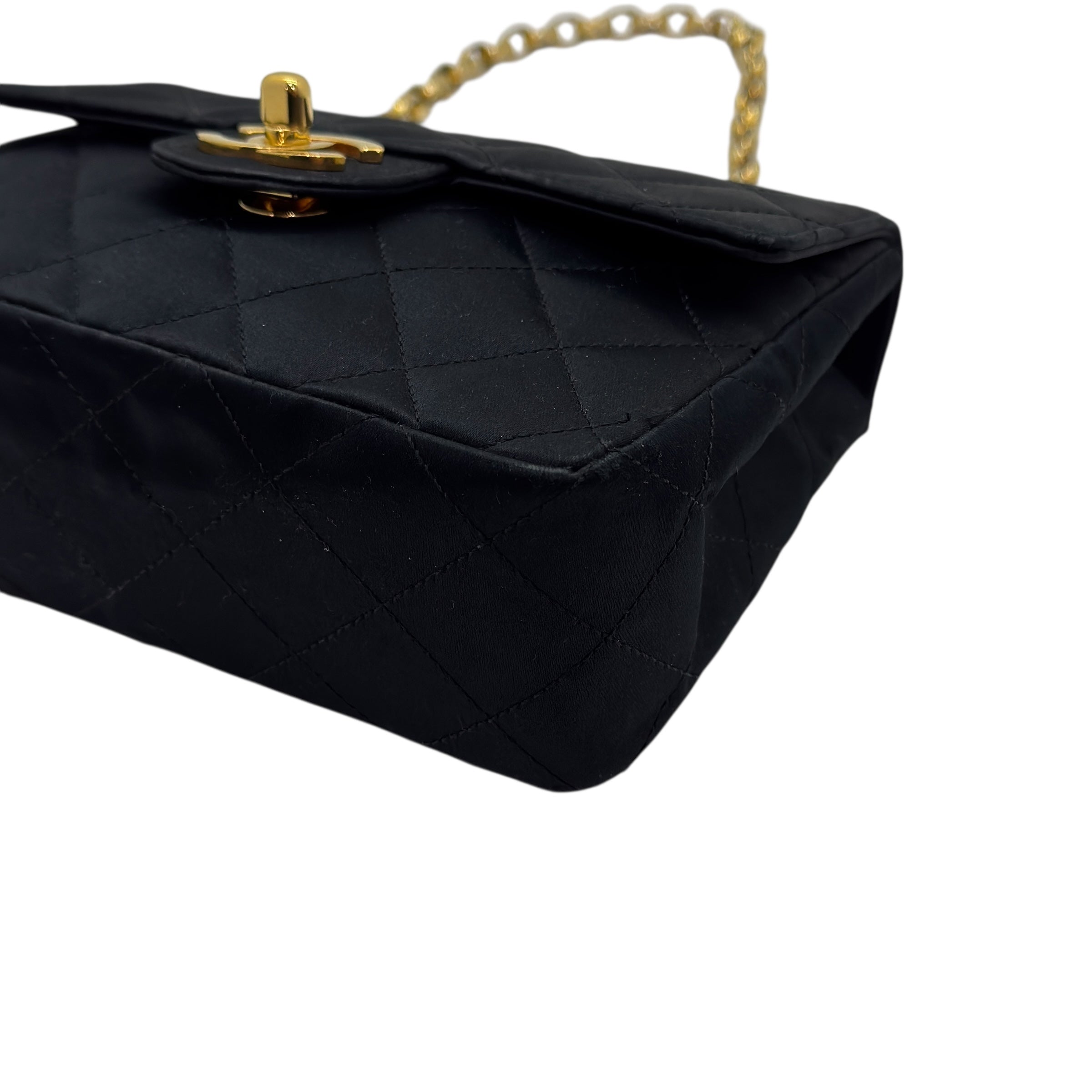 Borsa Classica mini vintage in raso