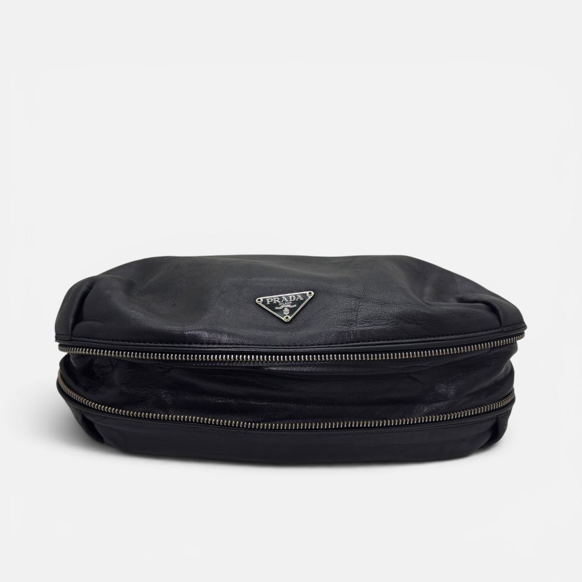 Borsa a spalla in nappa