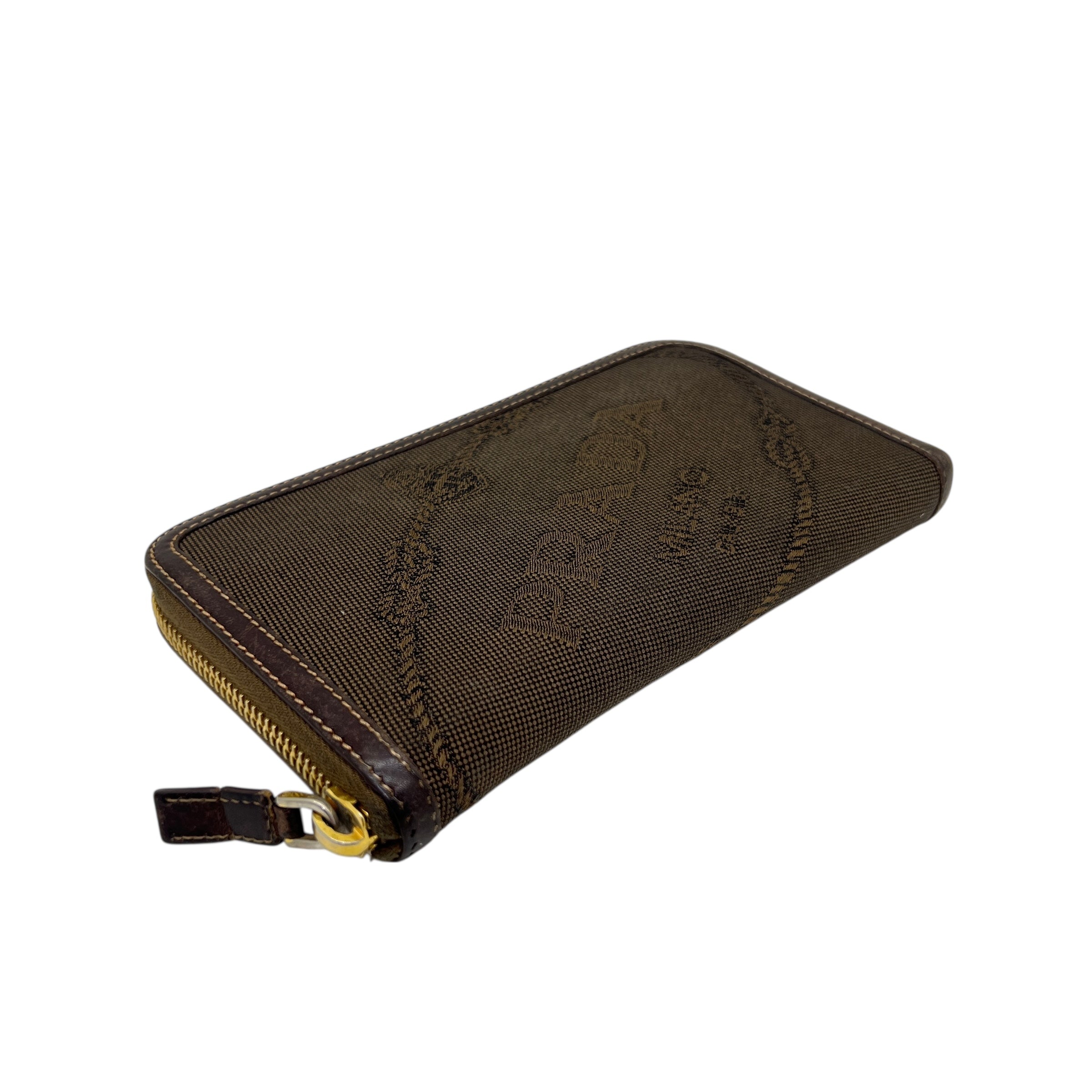 Portafoglio vintage con zip