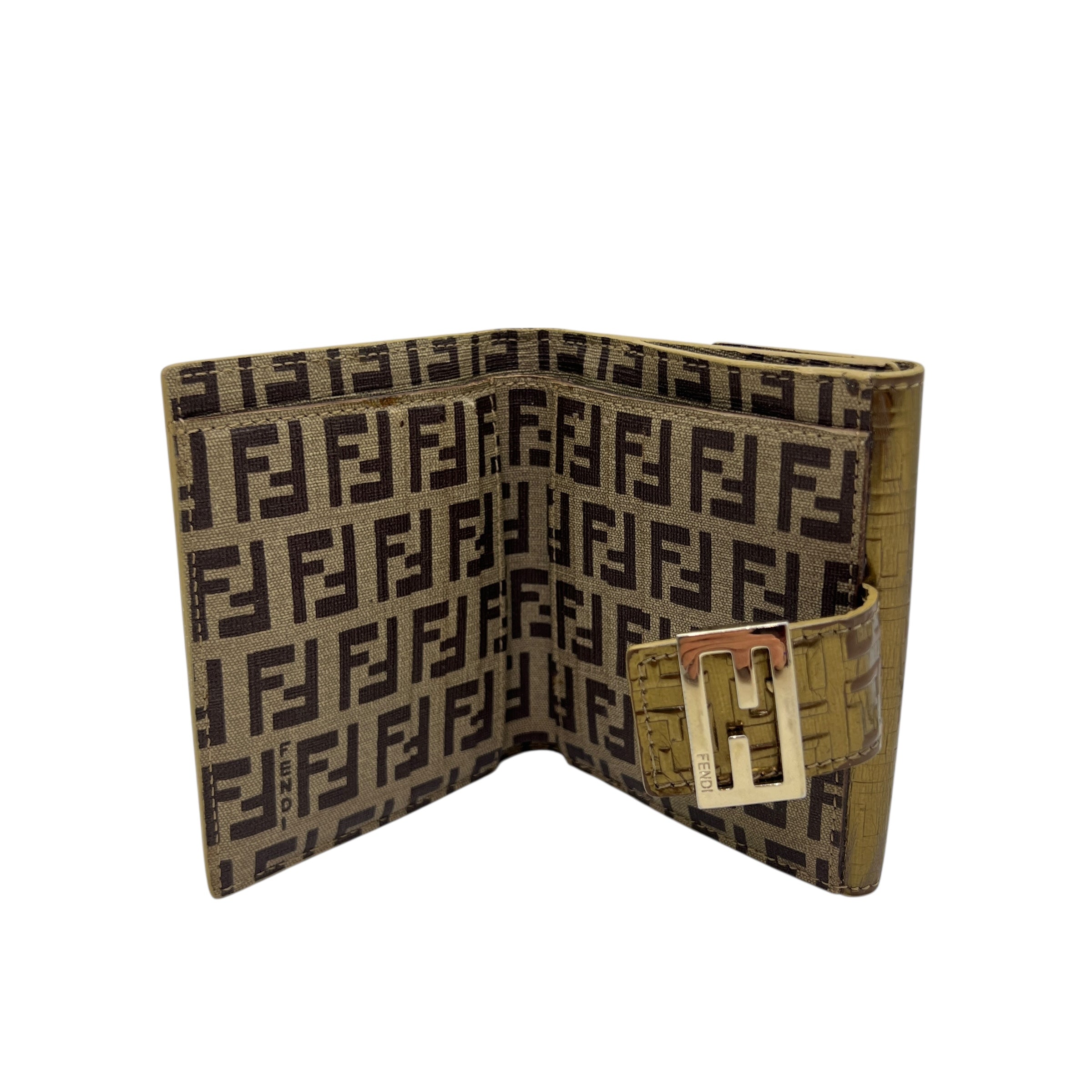 Portafoglio compatto Zucchino gold