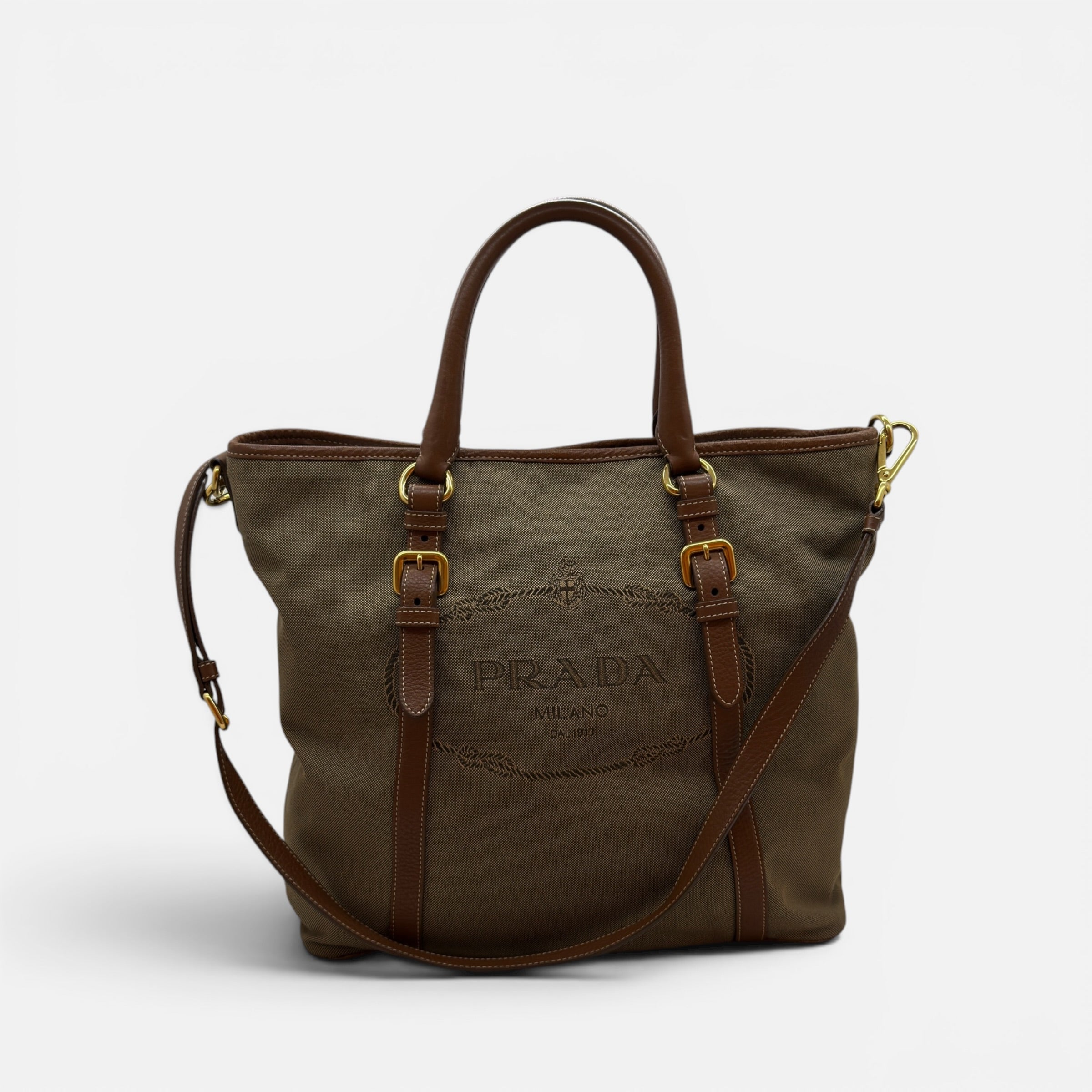 Borsa Shopping in tela Canapa