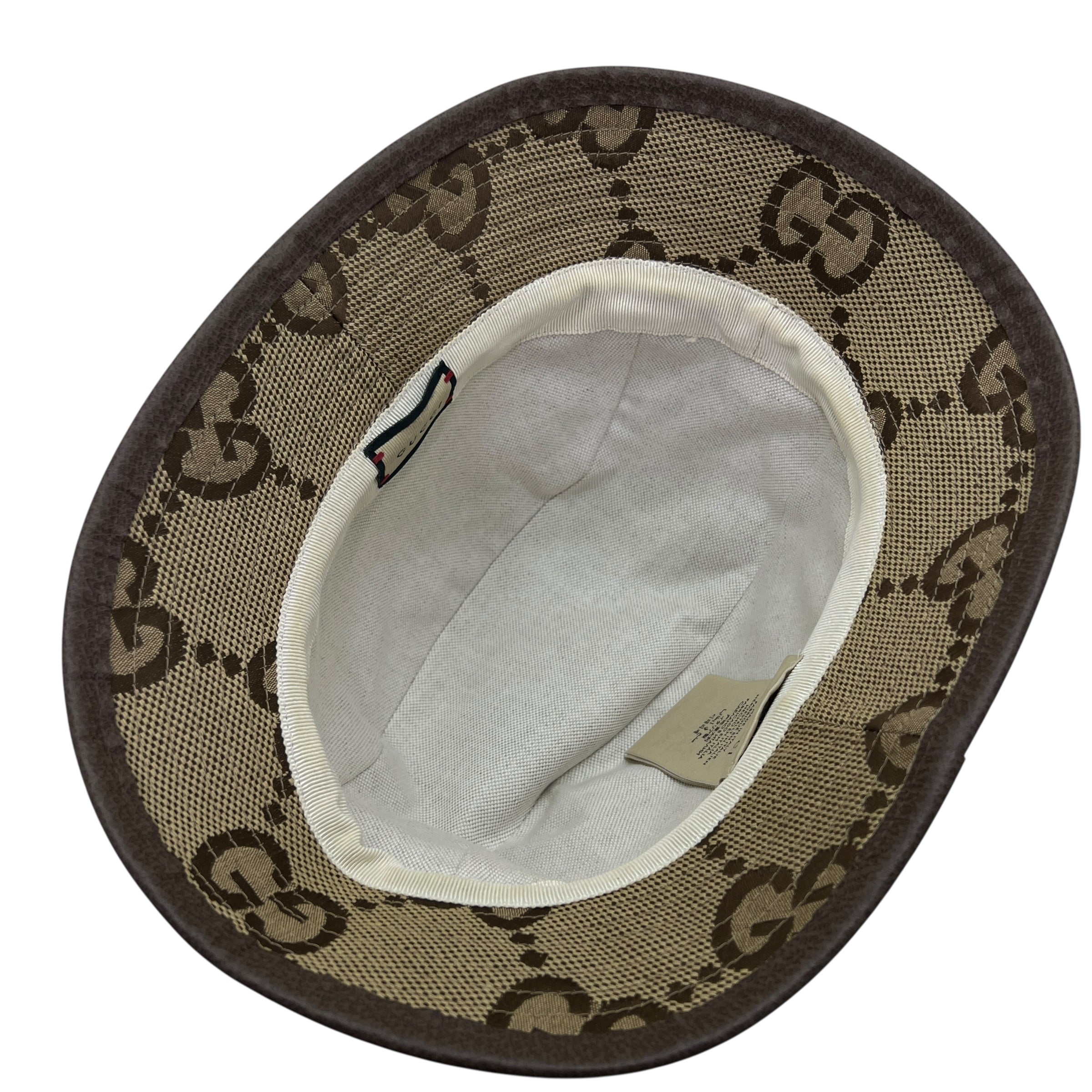 GUCCI CLOCHE FEDORA JUMBO GG TG XXL
