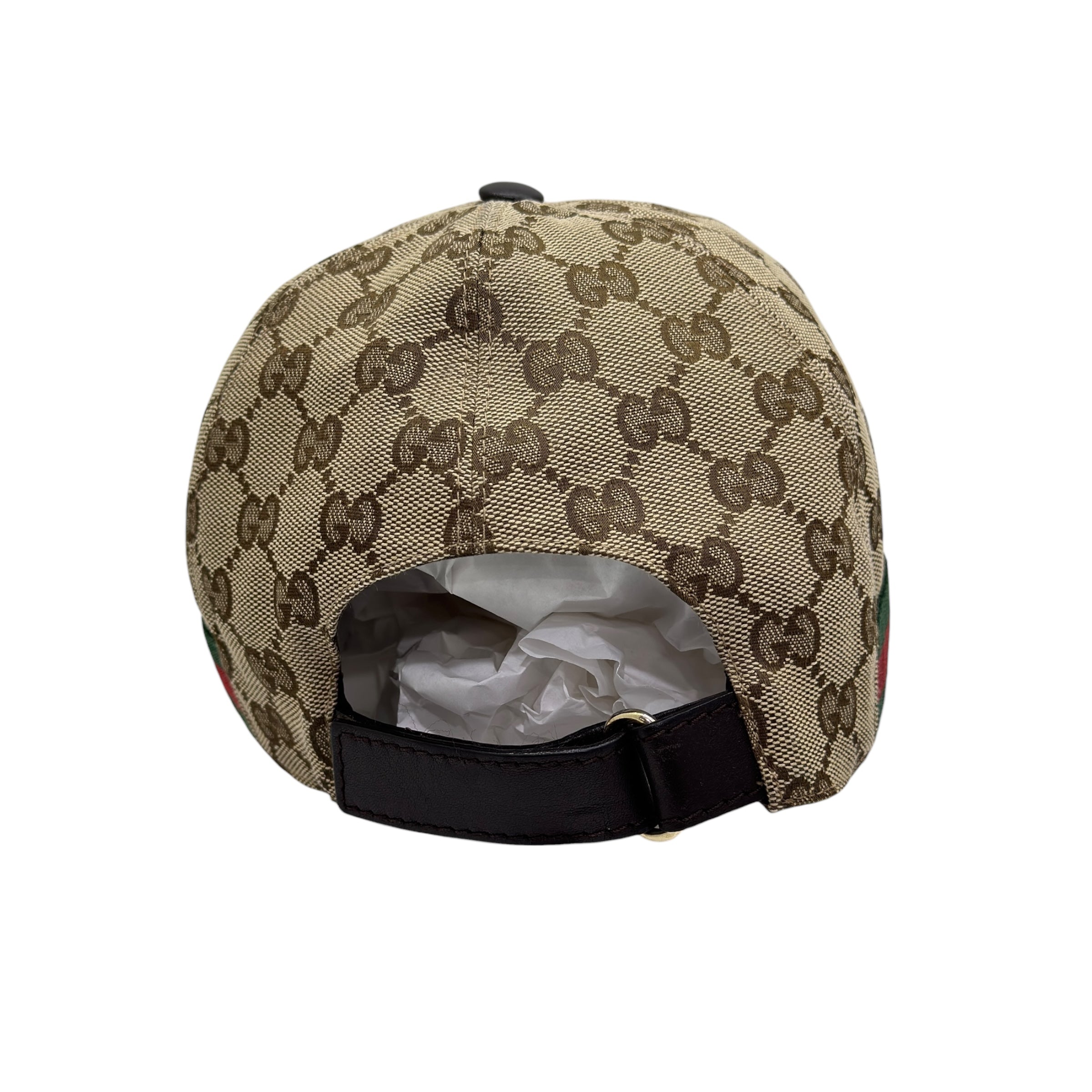 Cappellino da baseball in tessuto GG con Web taglia L