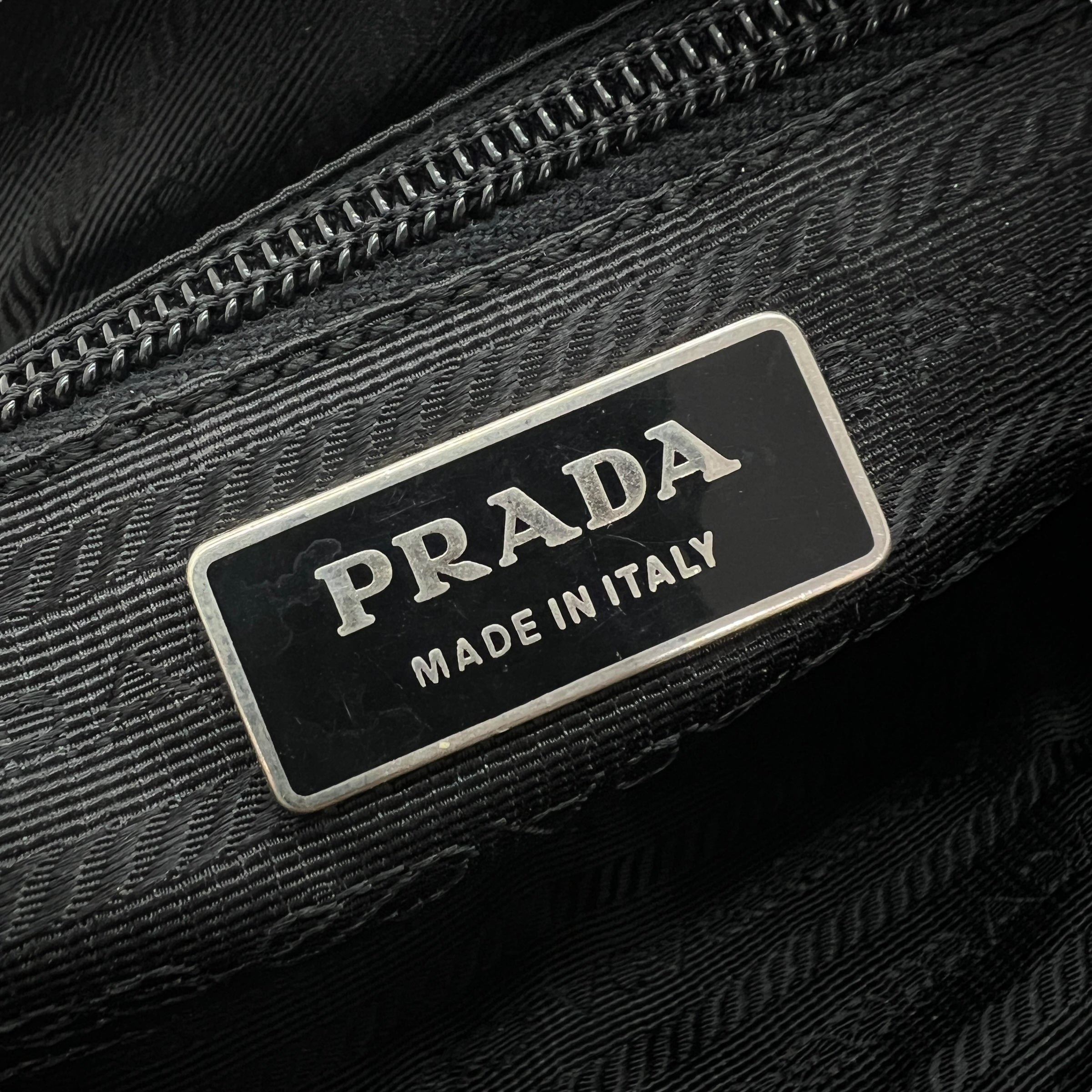 Prada bauletto in Nylon con applique