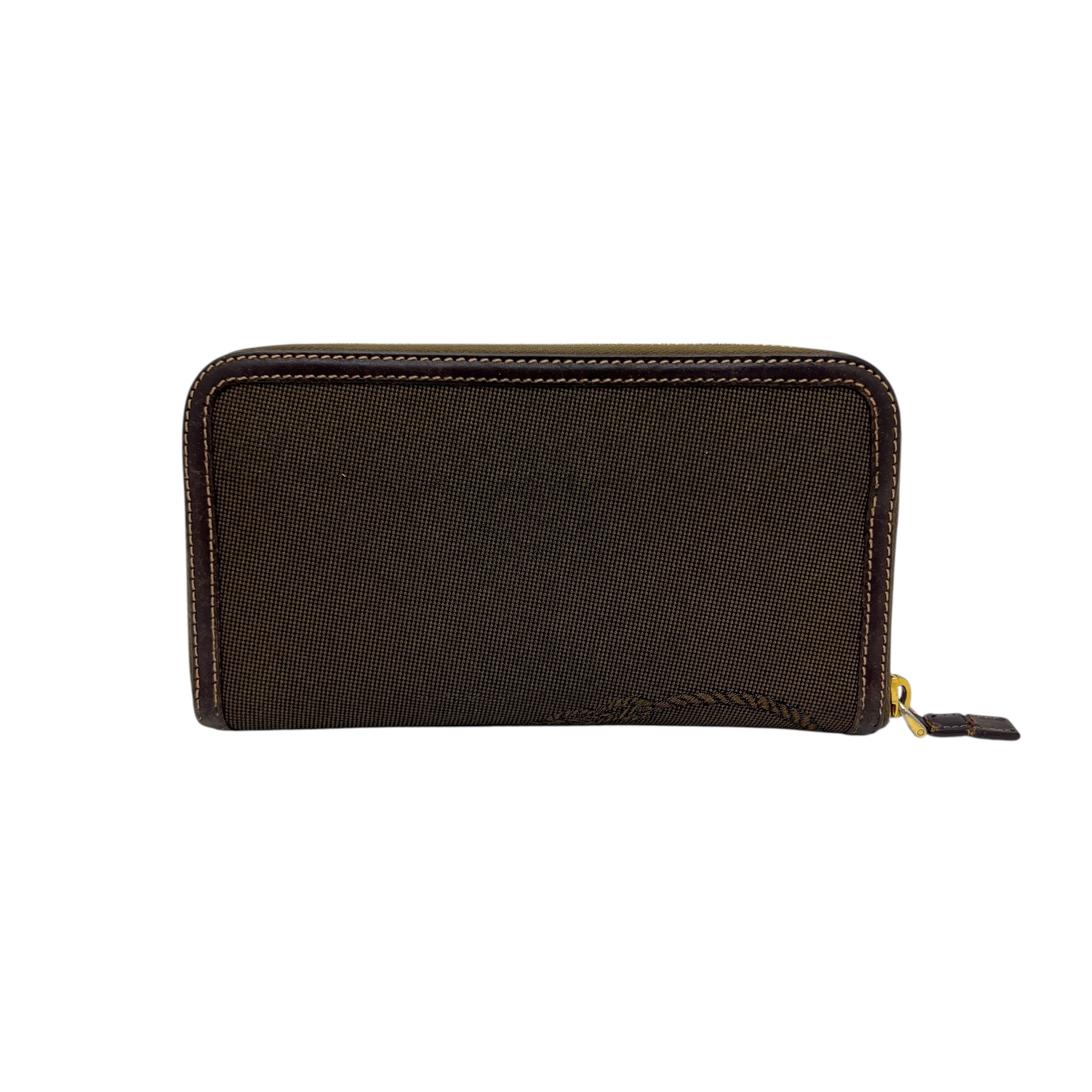 Portafoglio vintage con zip