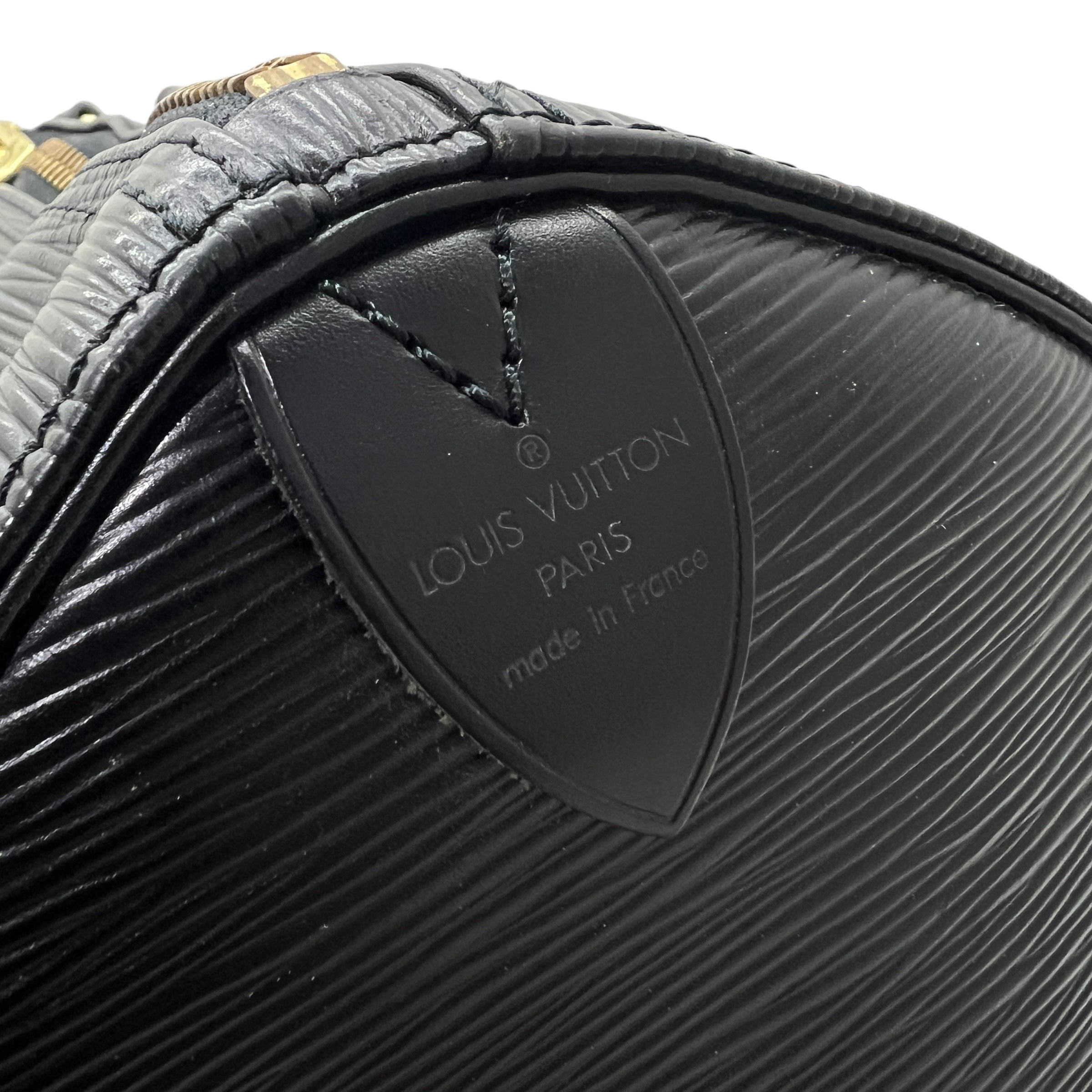 Keepall 45 in pelle Epi nera