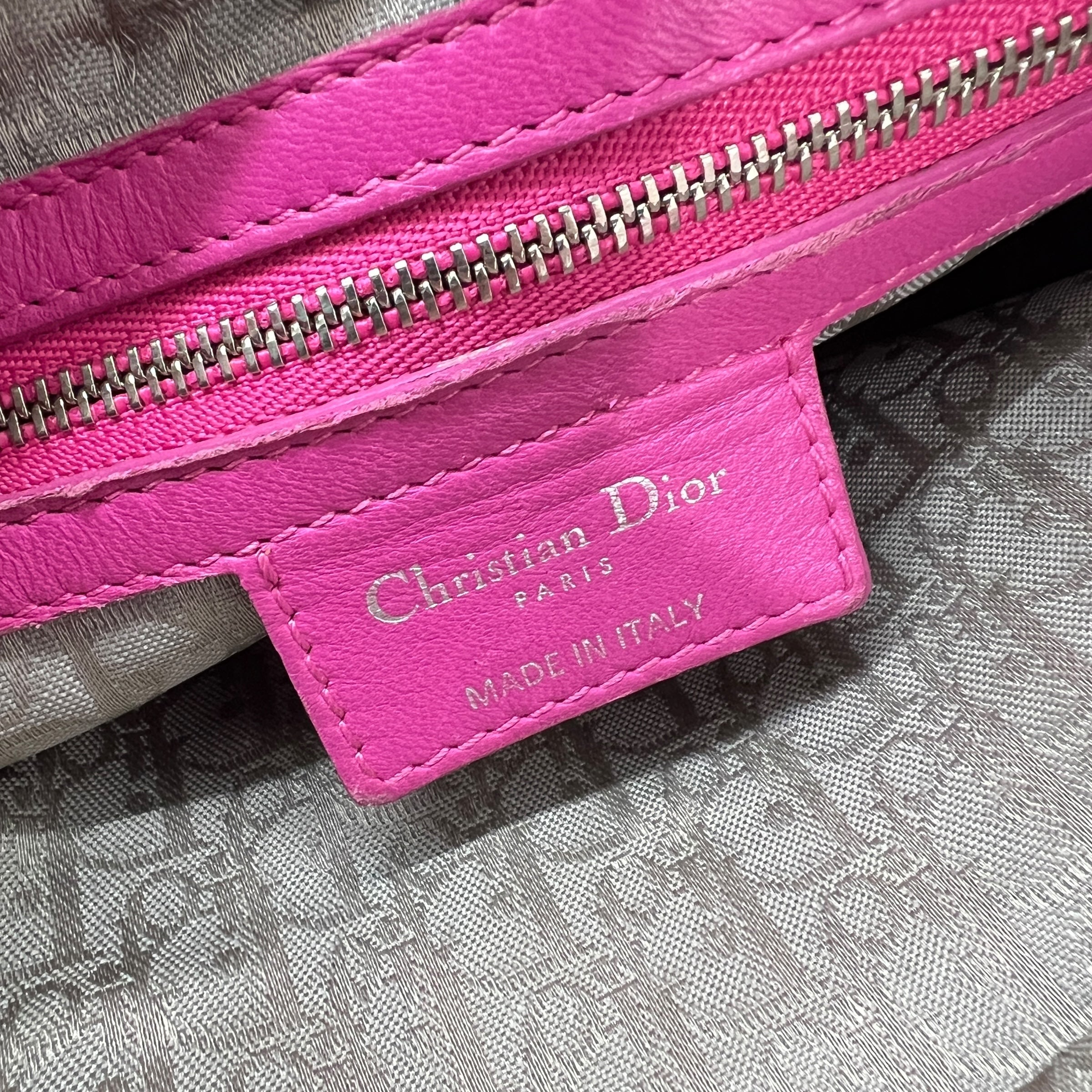 Borsa media Lady Dior in agnello