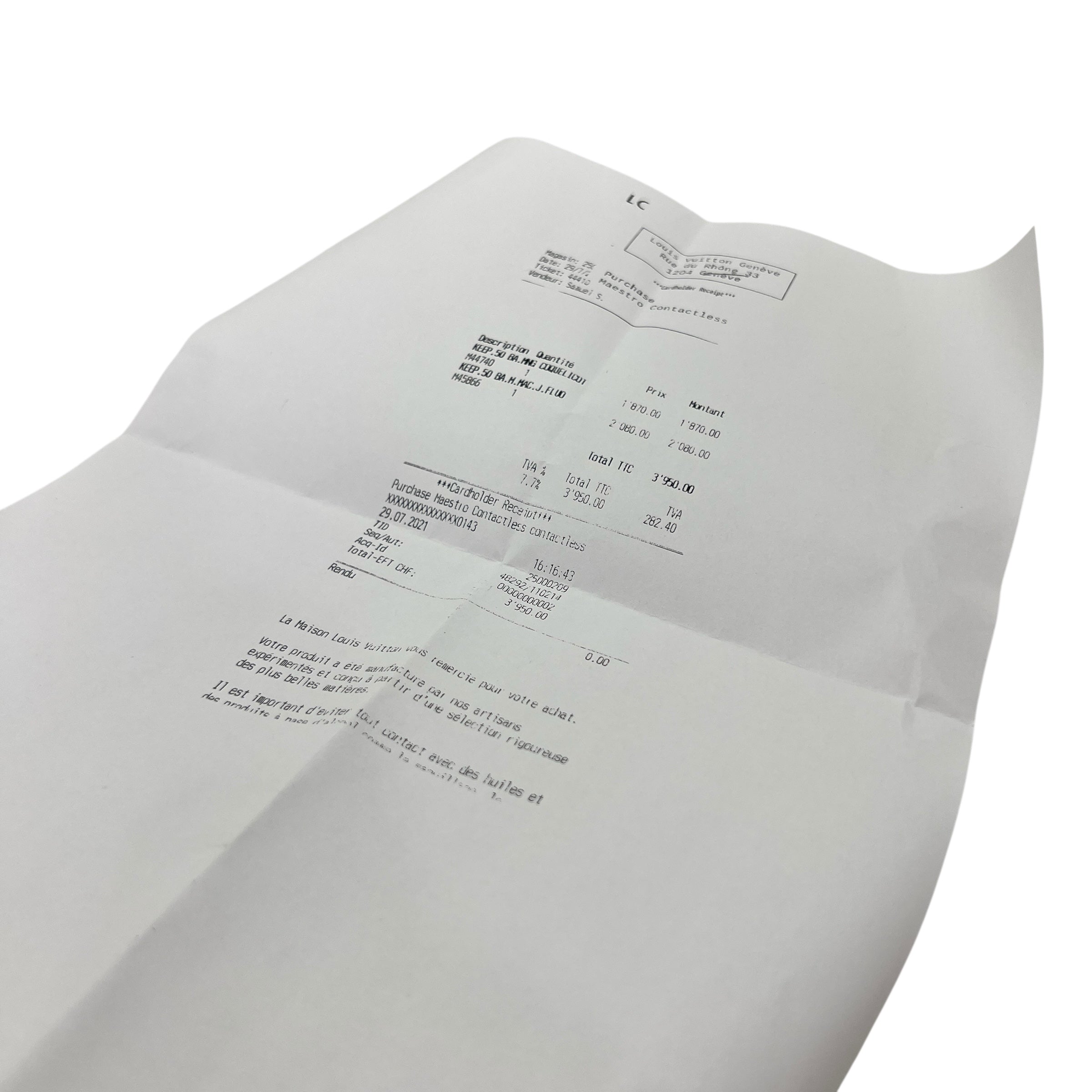 Keepall 50 Bandolière Coquelicot