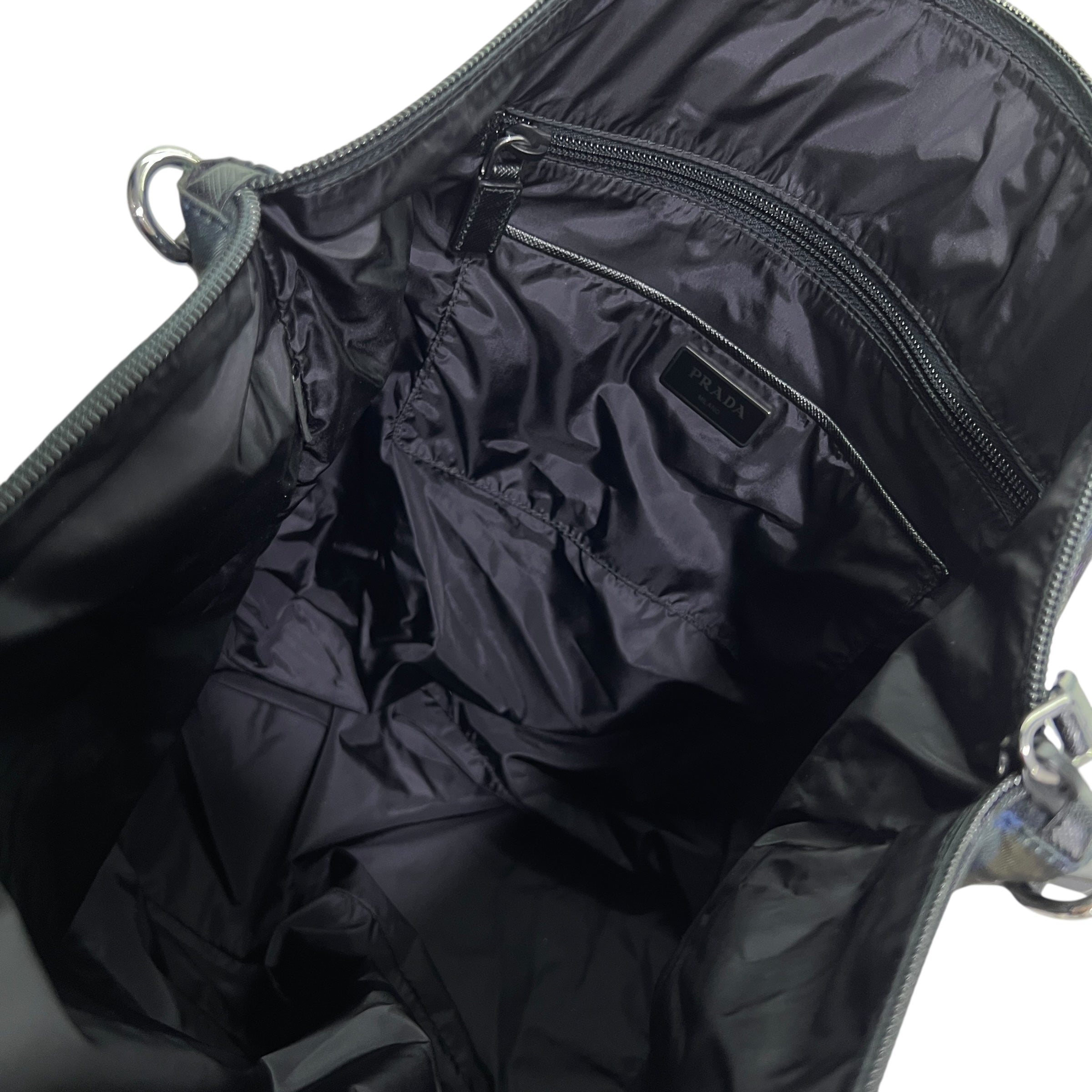 Shopper in Nylon e Saffiano