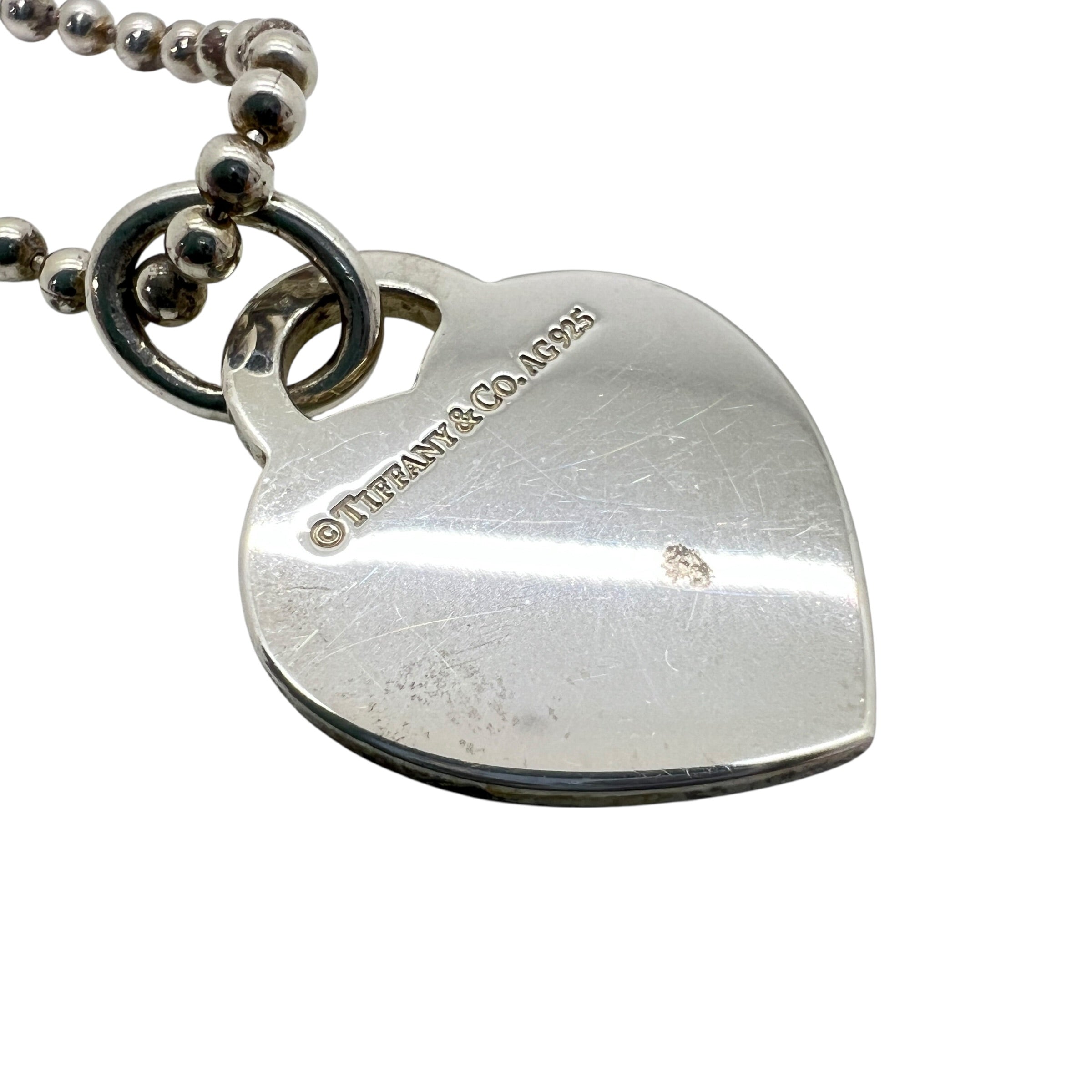 Pendente Heart Tag medio con catena