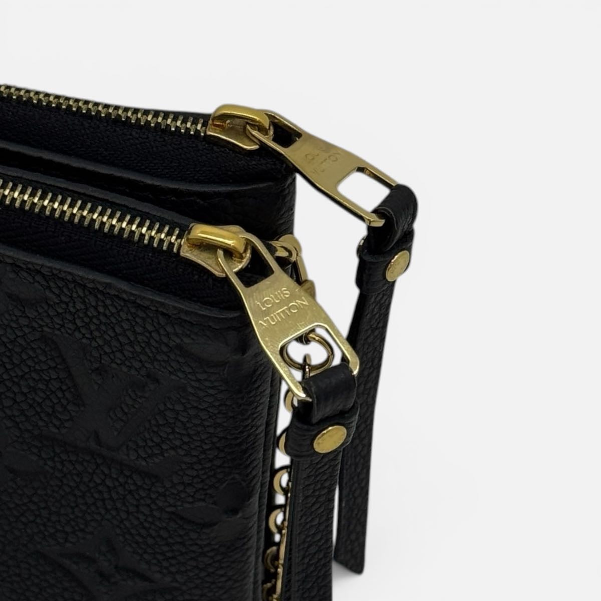 Pochette Double Zip Empreinte