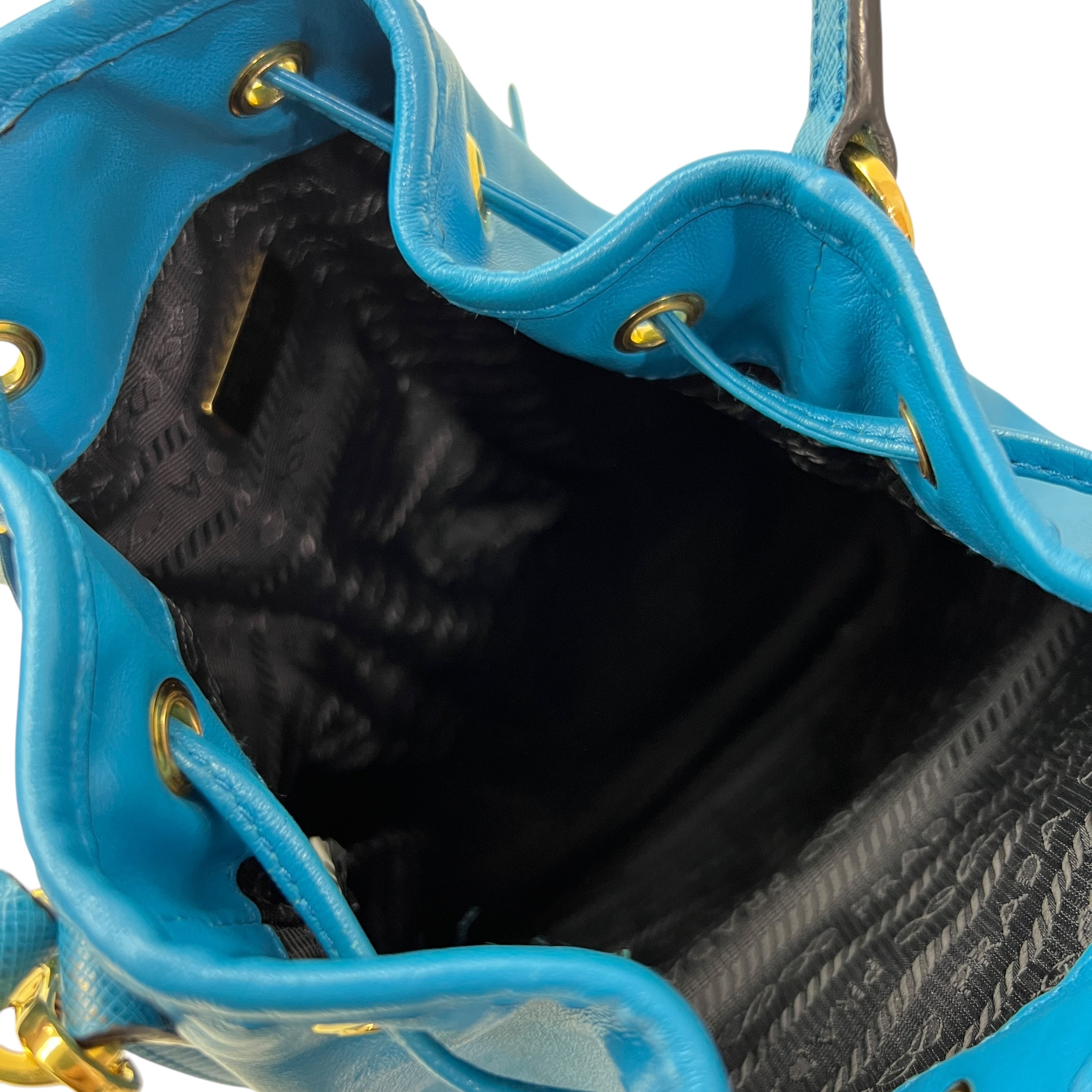 Mini secchiello Duet in pelle