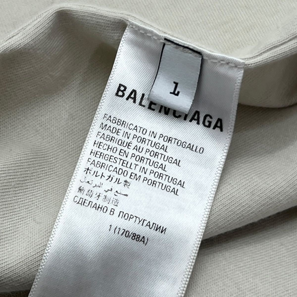 BALENCIAGA T-SHIRT CON RICAMO TG S (VESTE XXL)