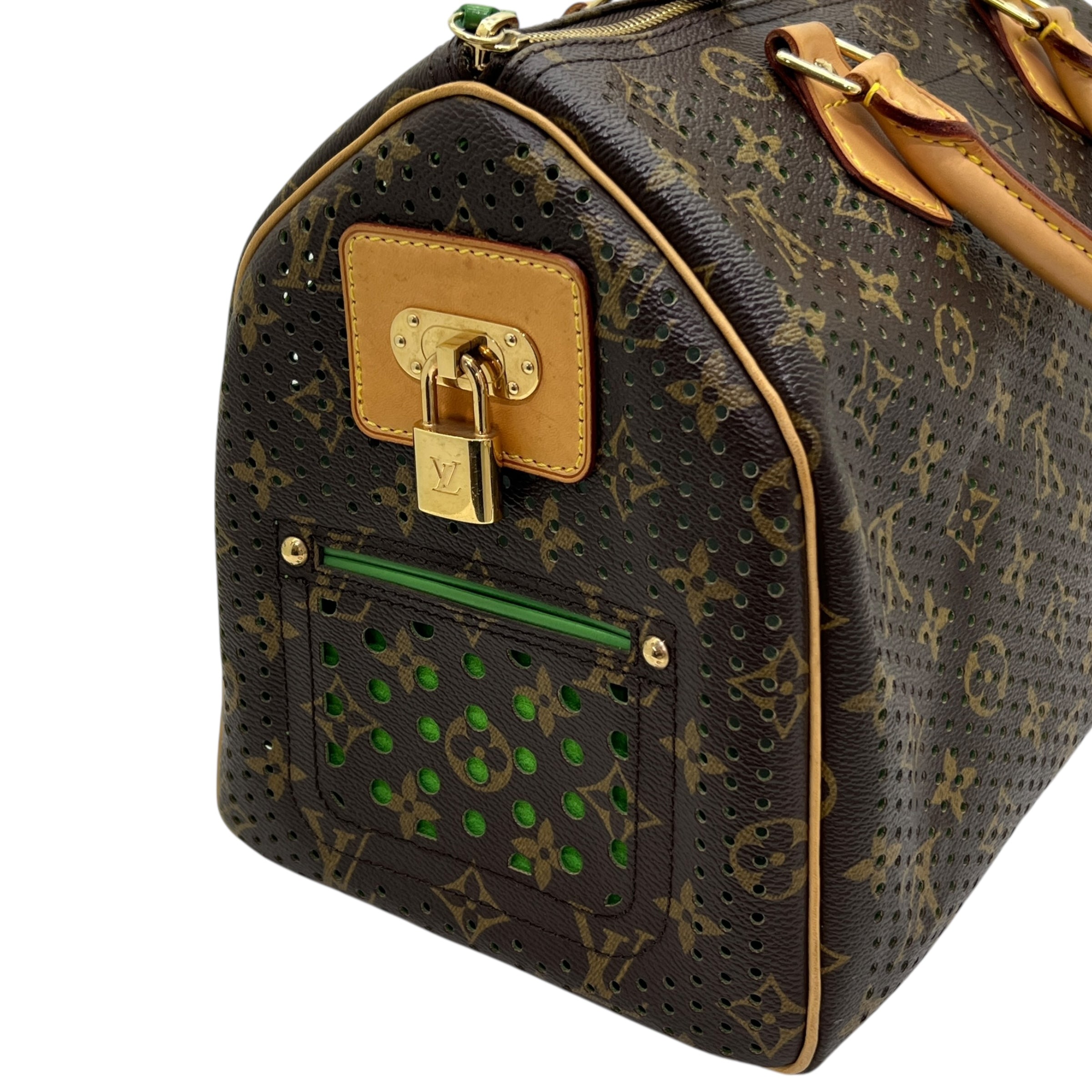 LOUIS VUITTON SPEEDY 30 TRAFORATA LIMITED EDITION