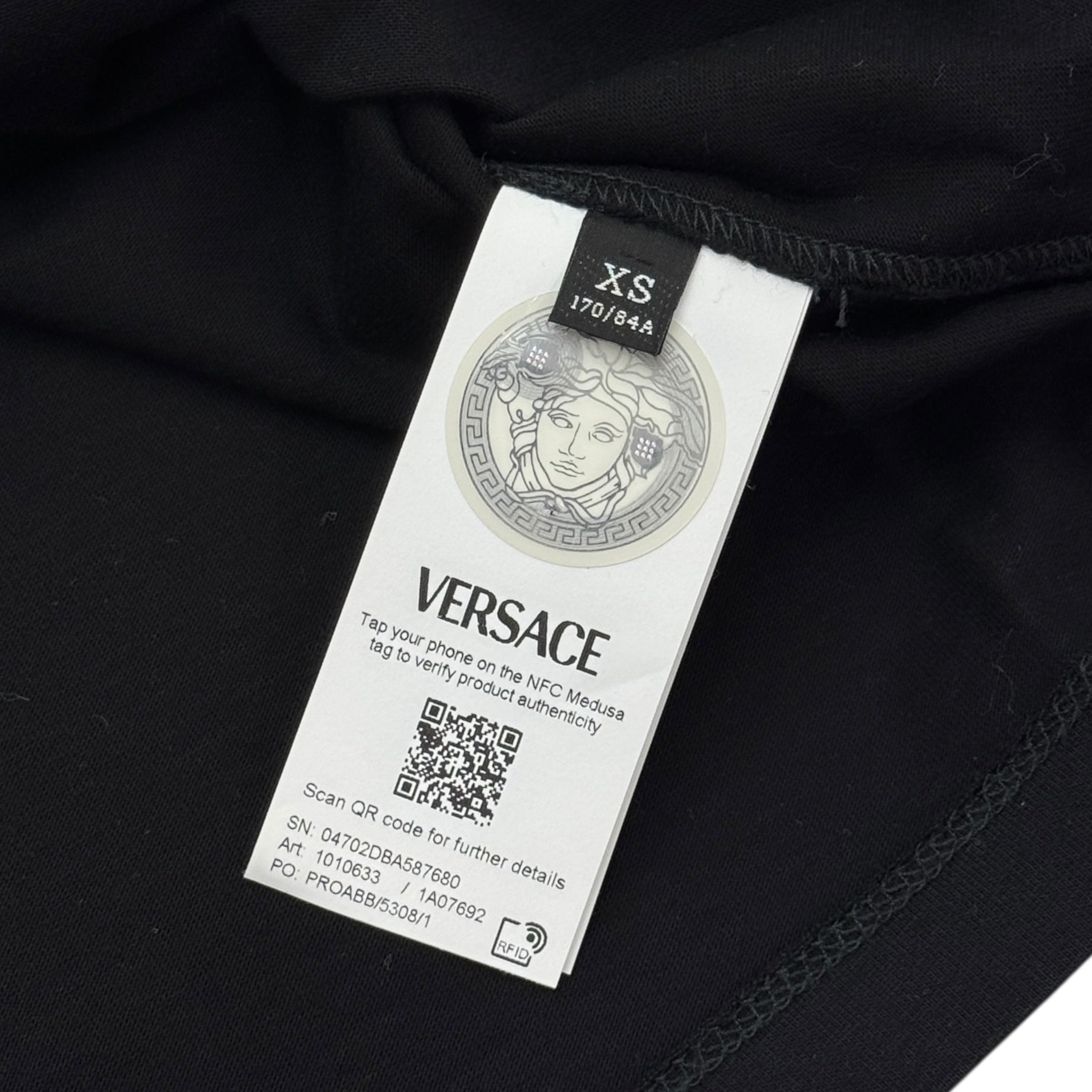 T-shirt con strass taglia XS