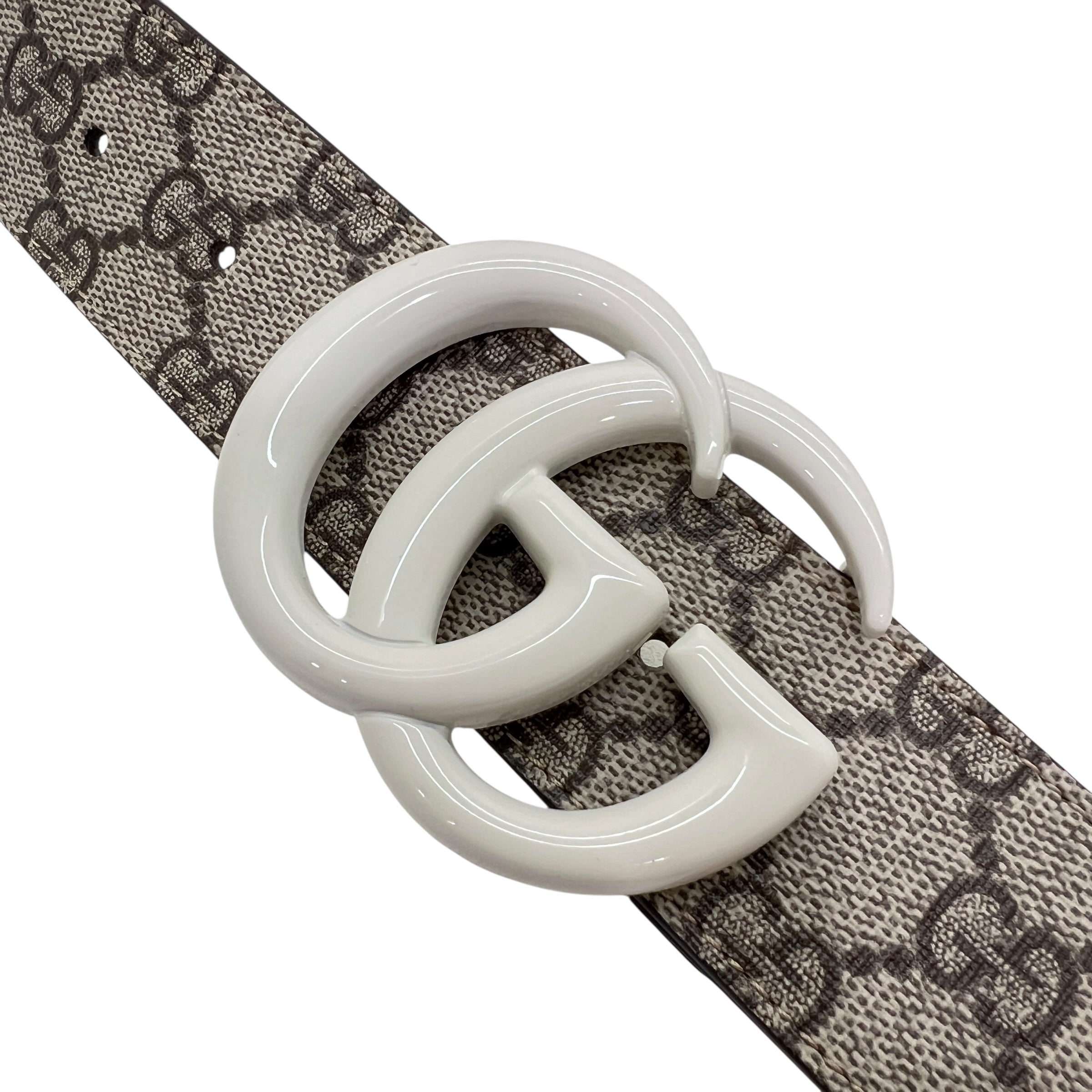 Marmont GG cintura con fibbia smaltata taglia 120 (XL)