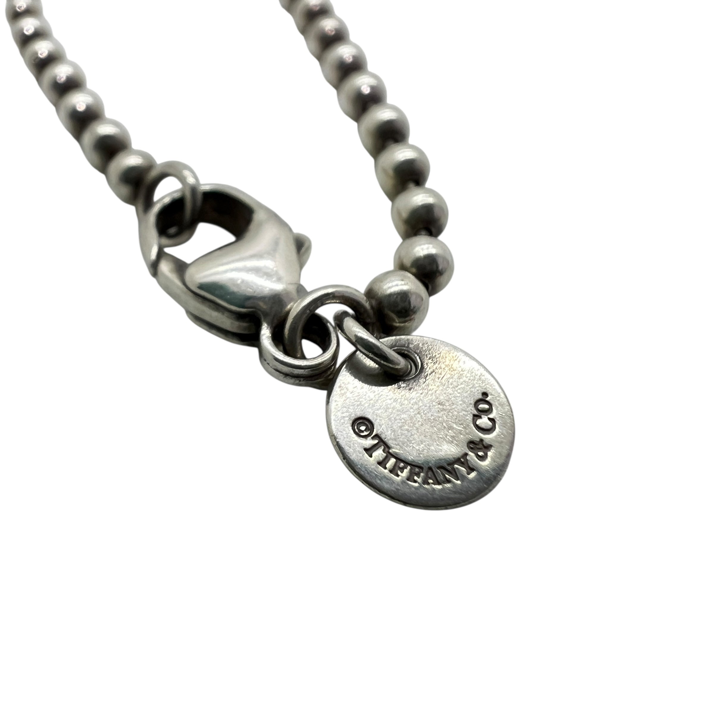 Pendente Heart Tag grande con catena