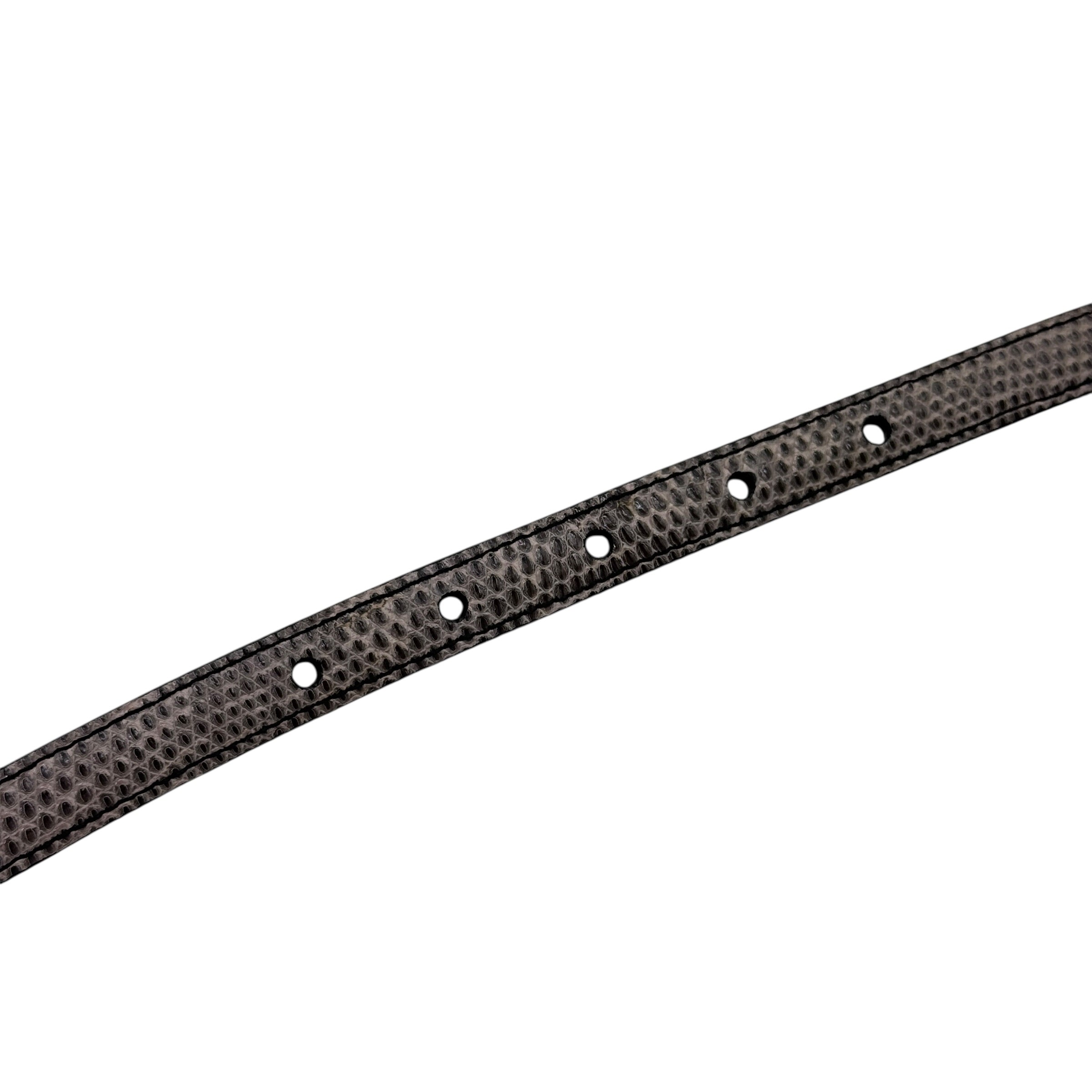 Cintura sottile in pitone taglia 85