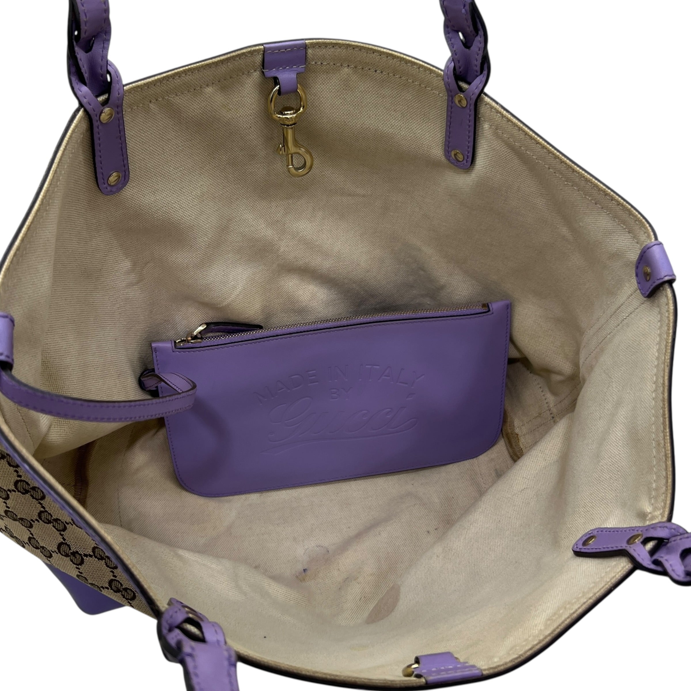 Borsa shopping in tessuto GG