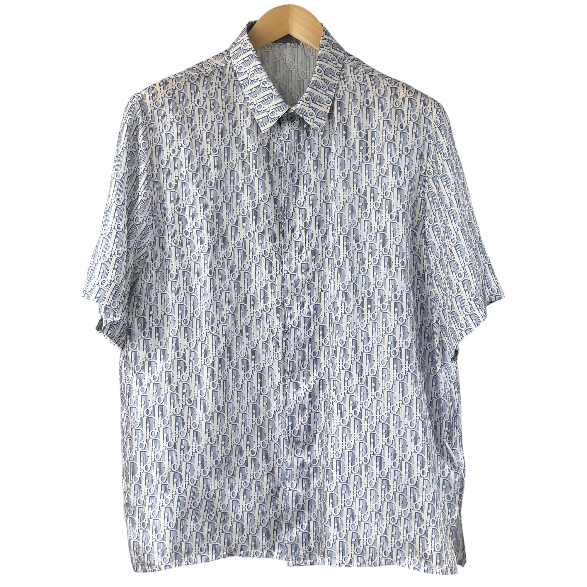 Camicia in seta Dior Oblique taglia XL