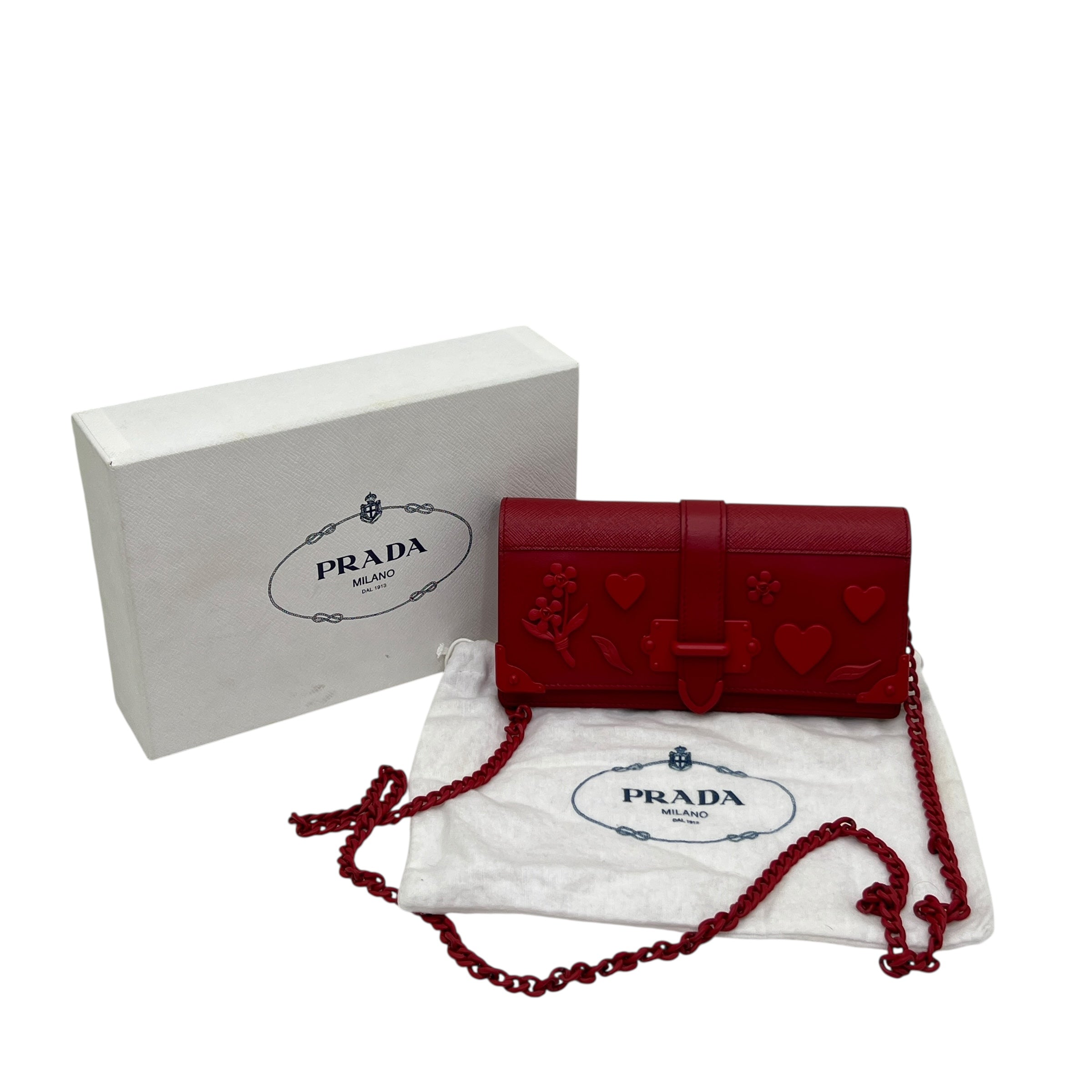 Portafoglio Cahier con catena