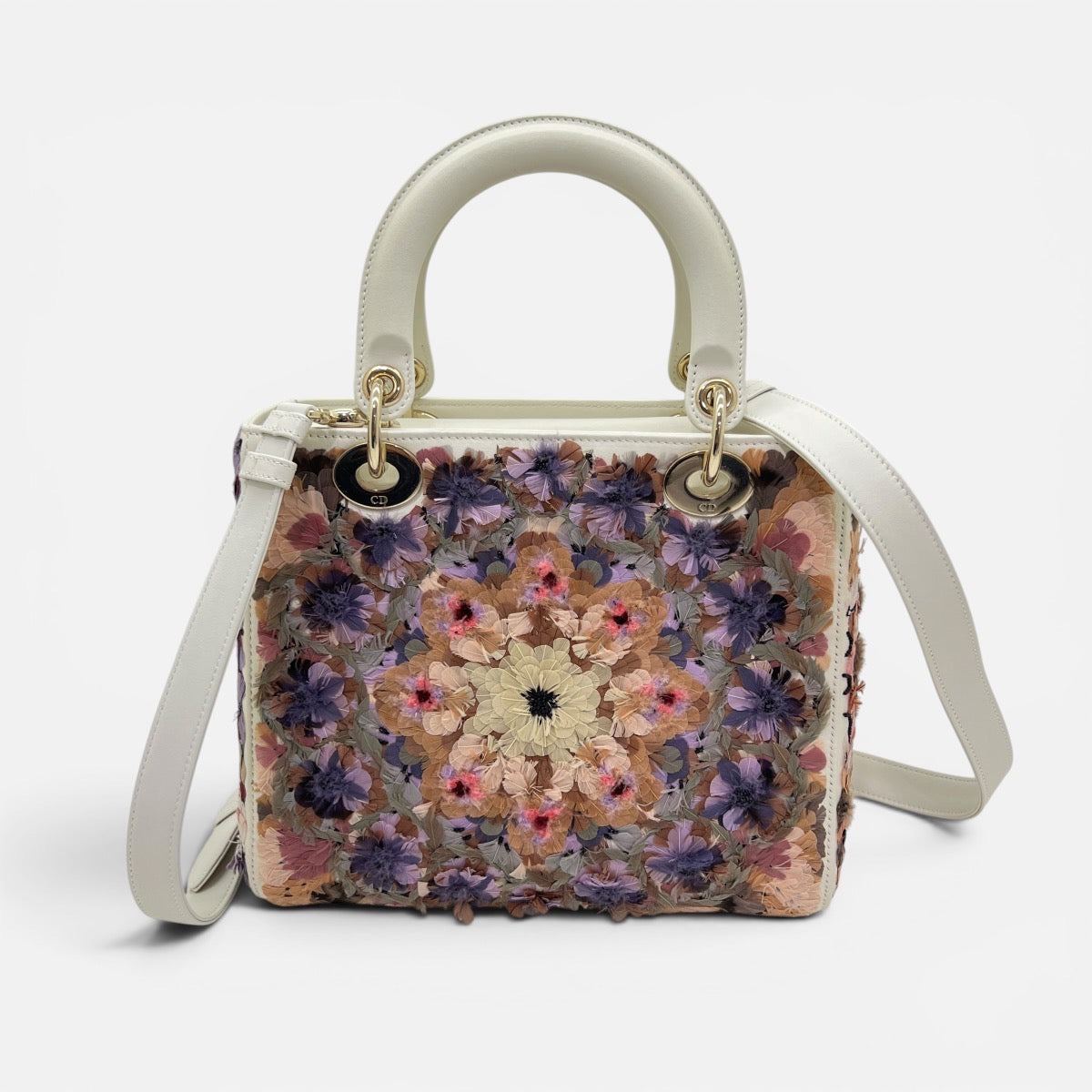 Lady Dior flora borsa media