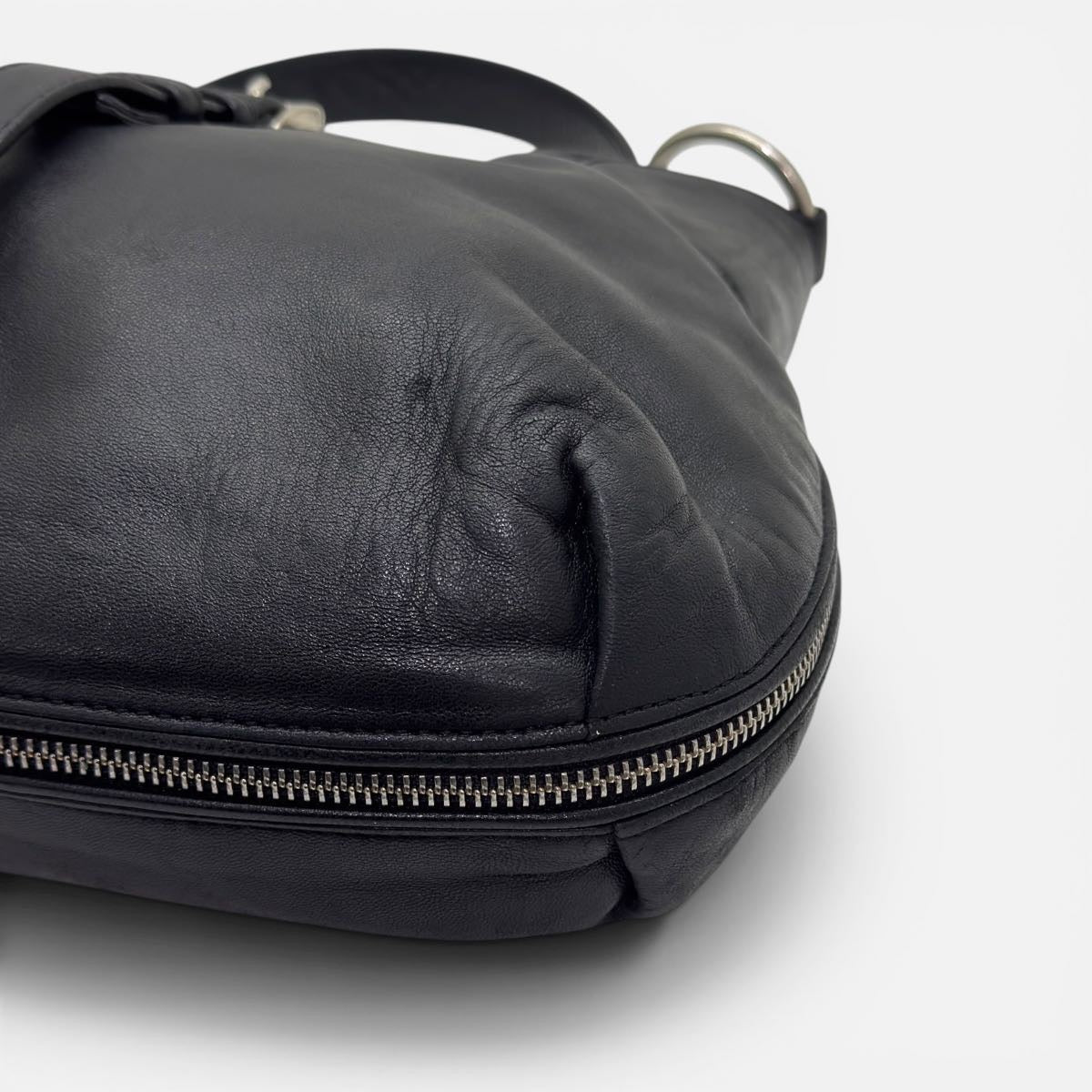 Borsa a spalla in nappa