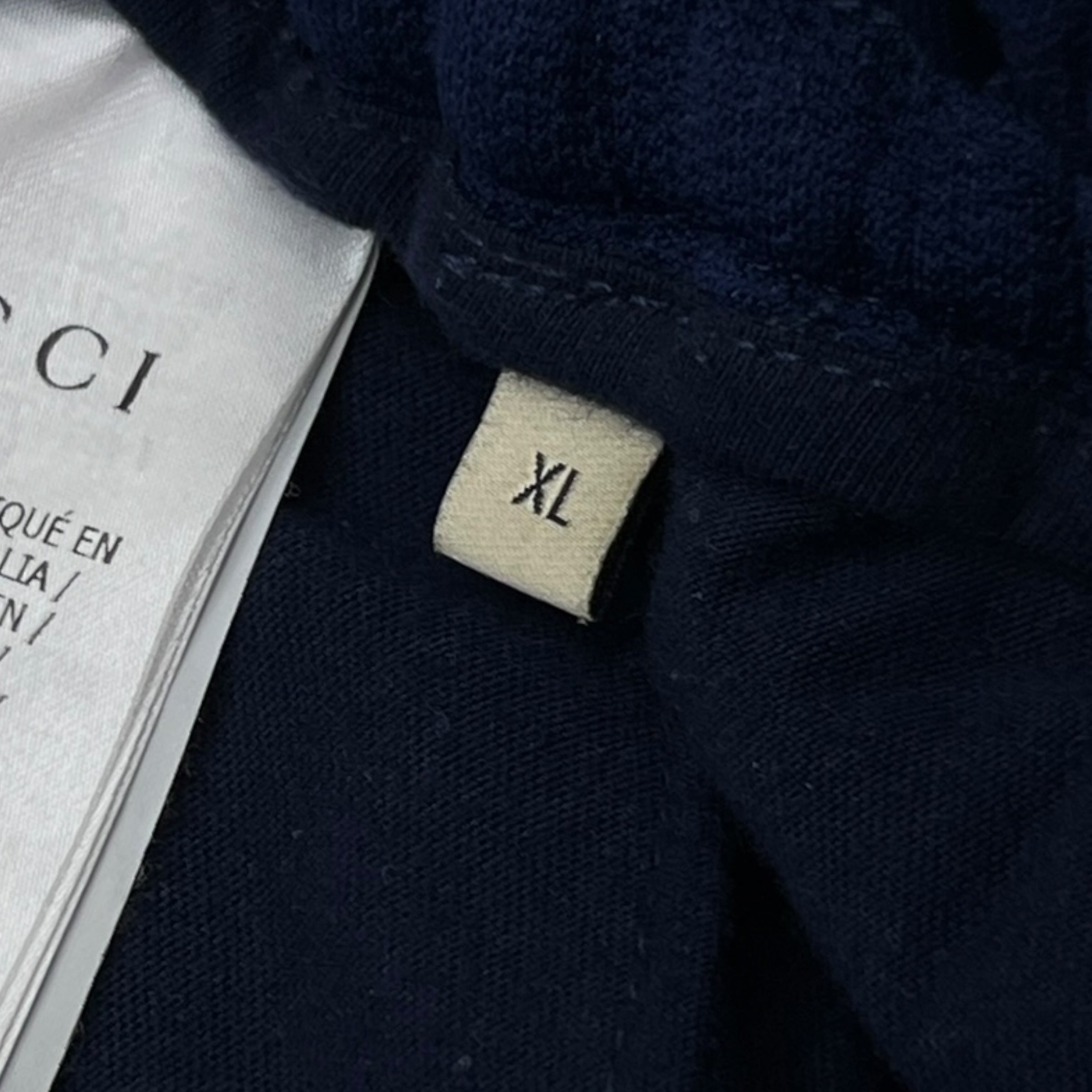 Gucci pantaloni da jogging in jersey tecnico con GG in rilievo tg XL
