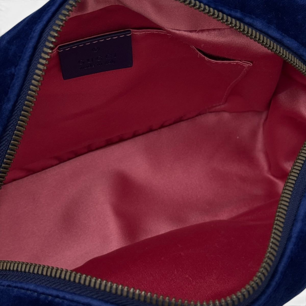 Camera bag GG Marmont in velluto
