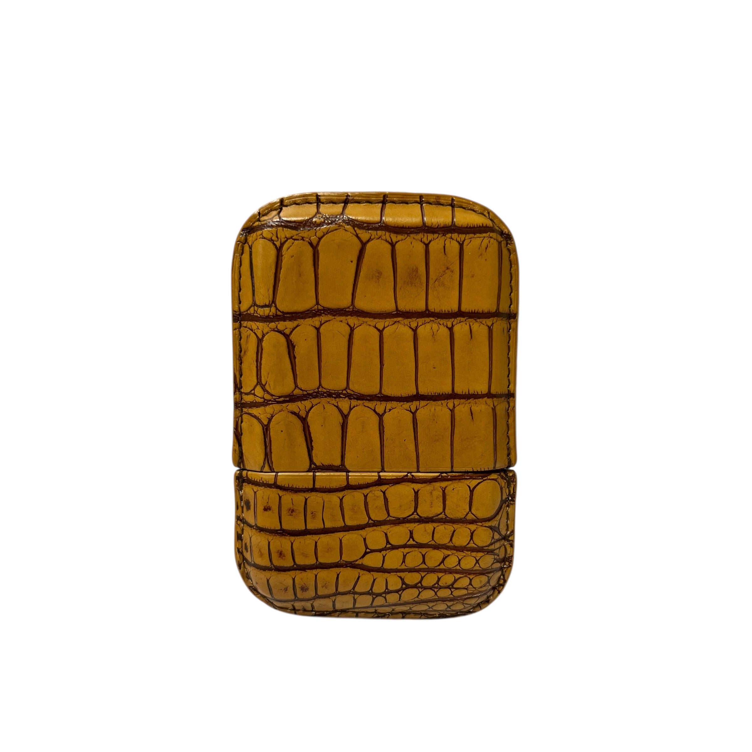 Portacarte in coccodrillo