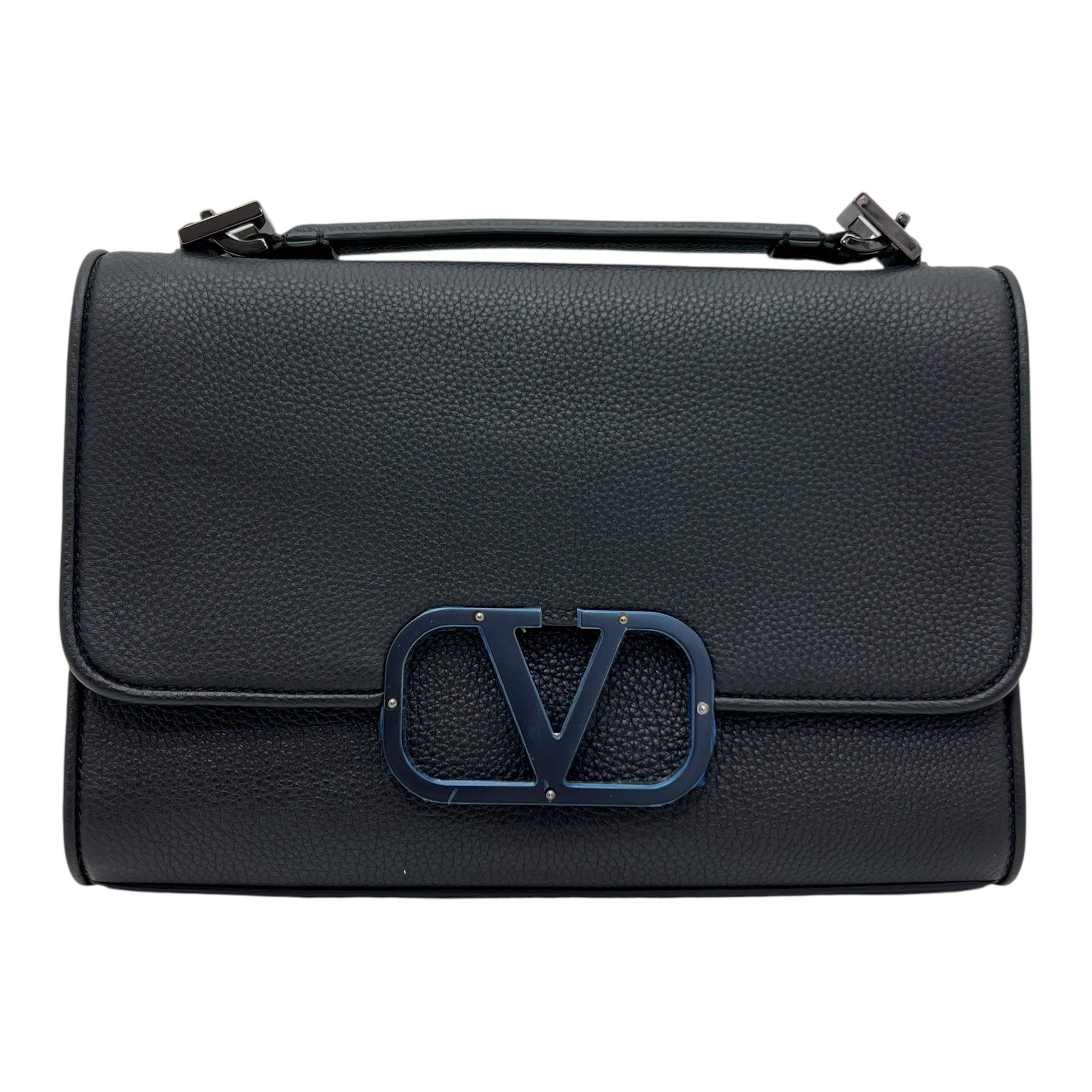 VALENTINO BORSA A TRACOLLA VLOGO IN PELLE