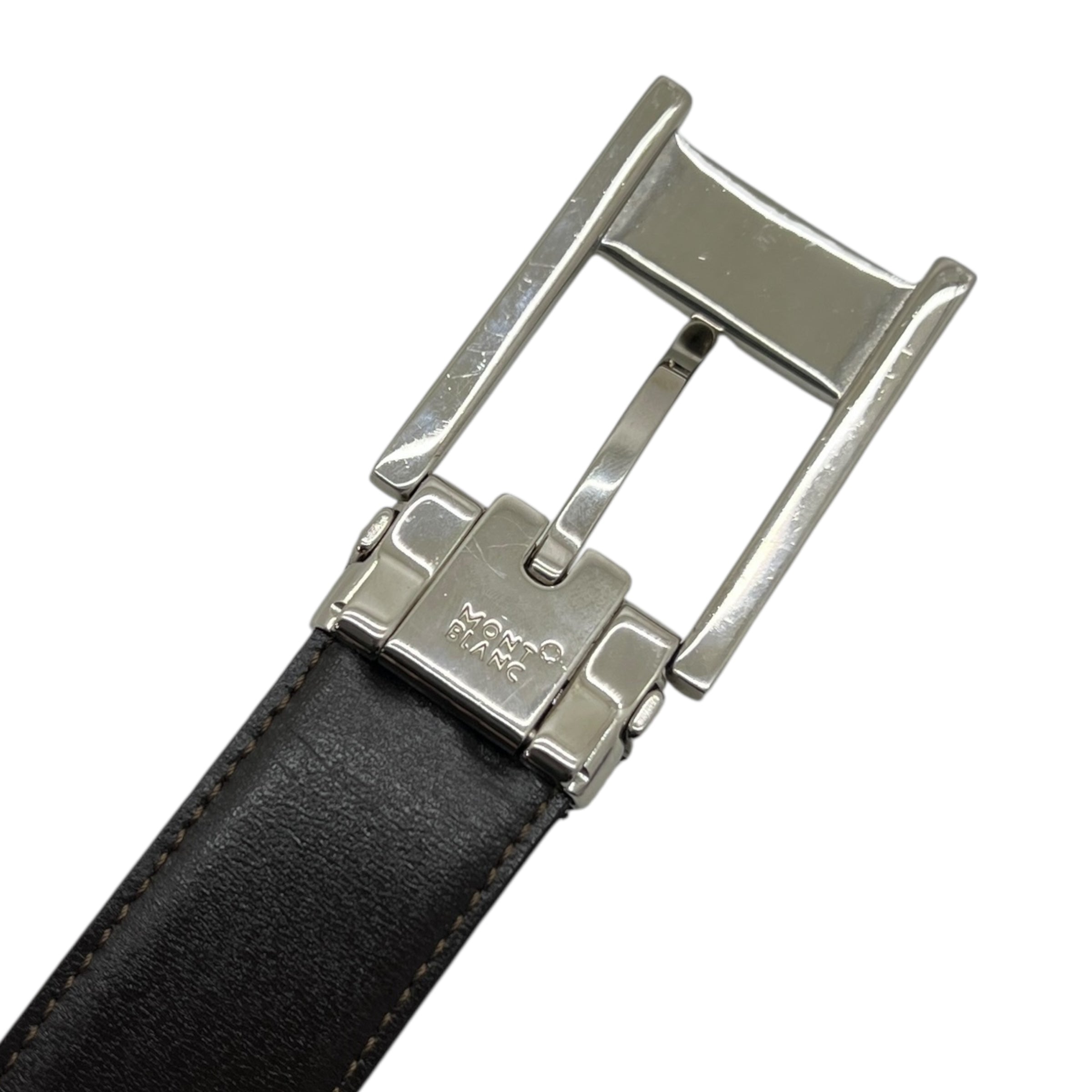 Cintura reversibile in pelle taglia 90