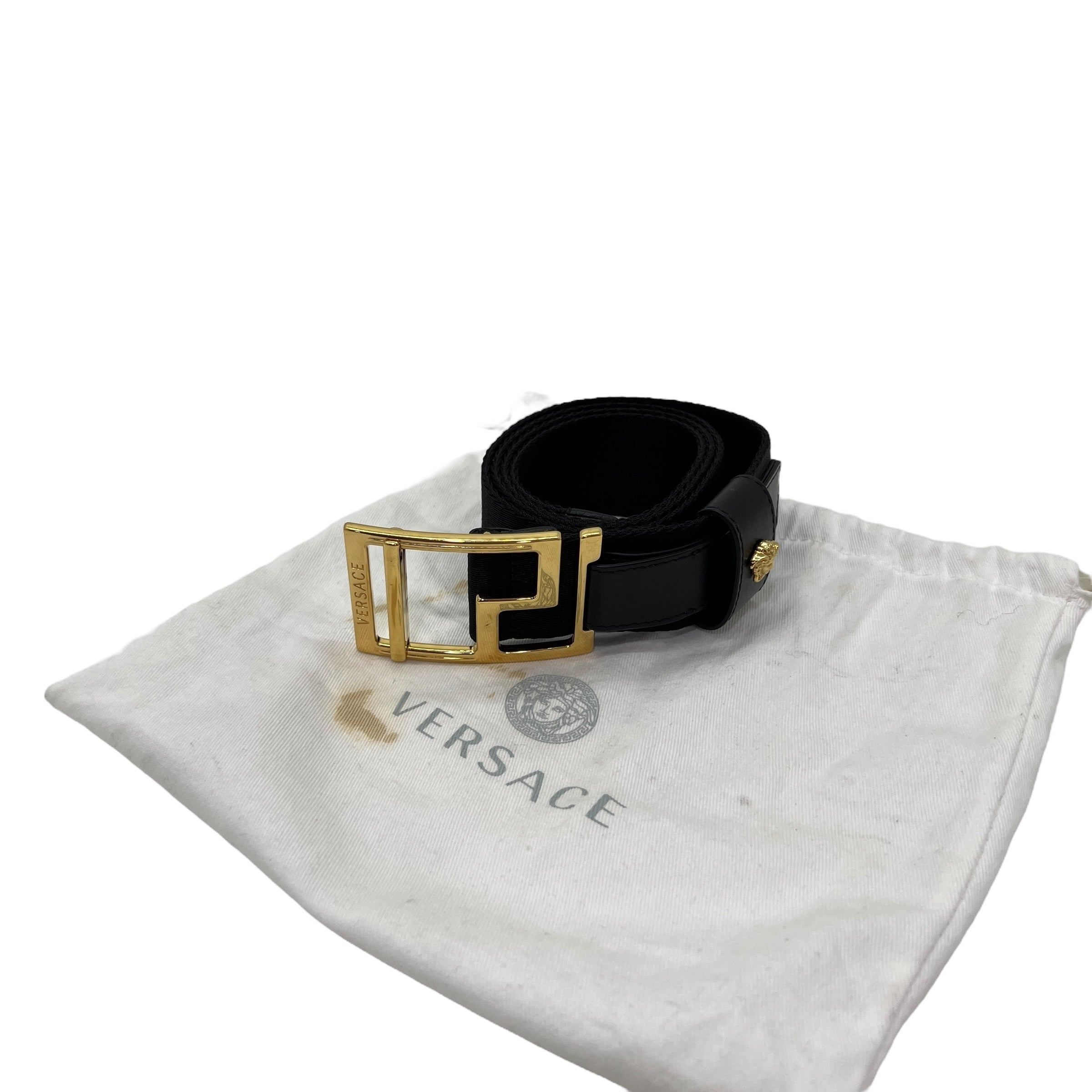 Versace cintura in tessuto tg. u