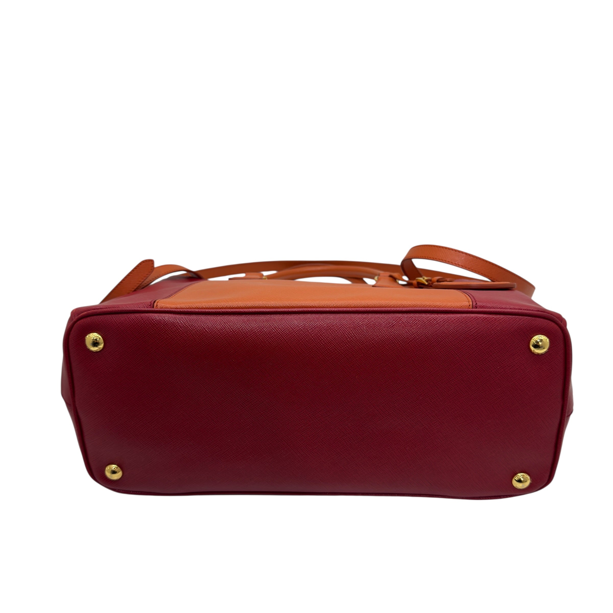 Galleria large in pelle Saffiano