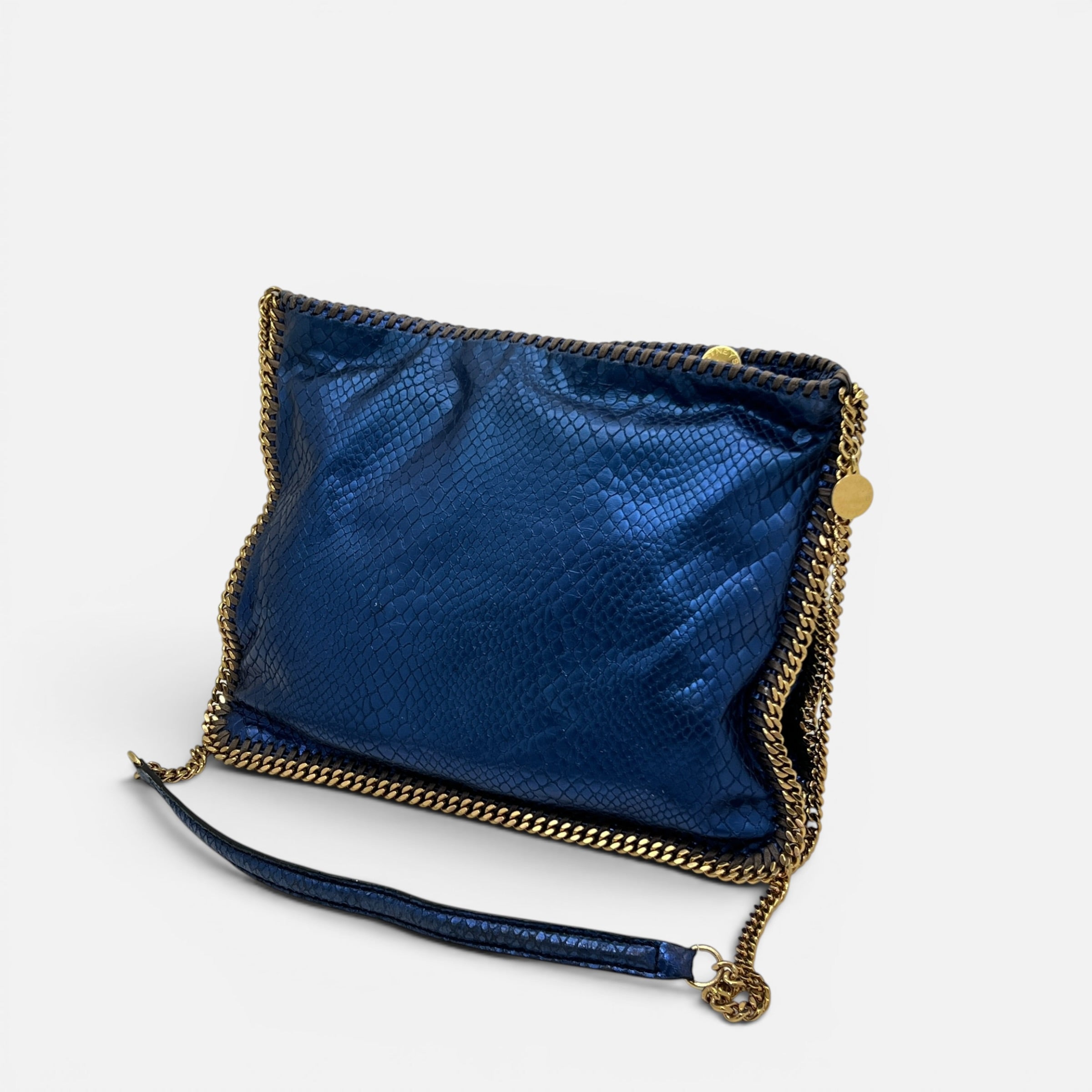 Borsa Falabella a tracolla Metallic Snake